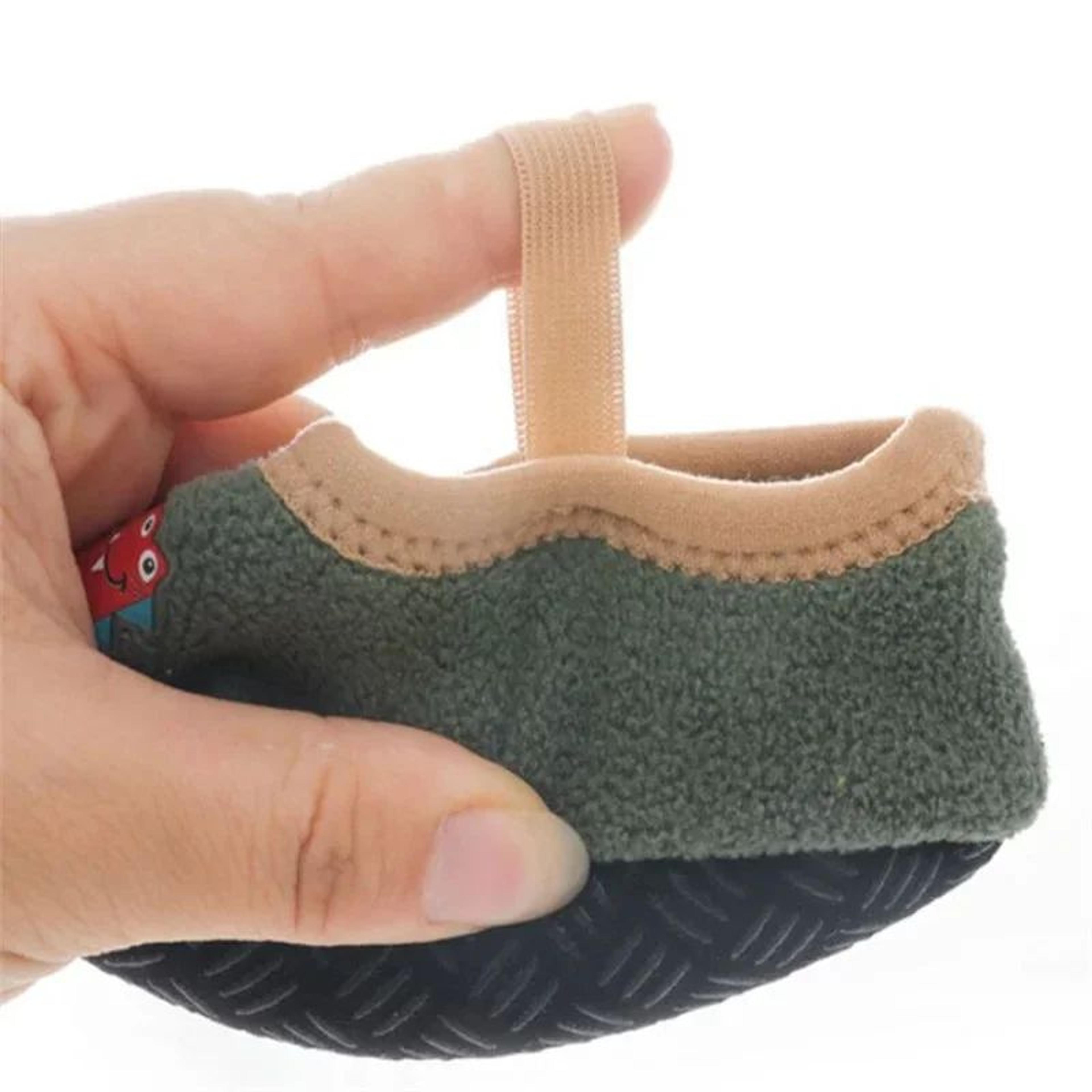 CozyGrip Cartoon Baby AntiSlip Walking Shoes With Rubber Sole 5
