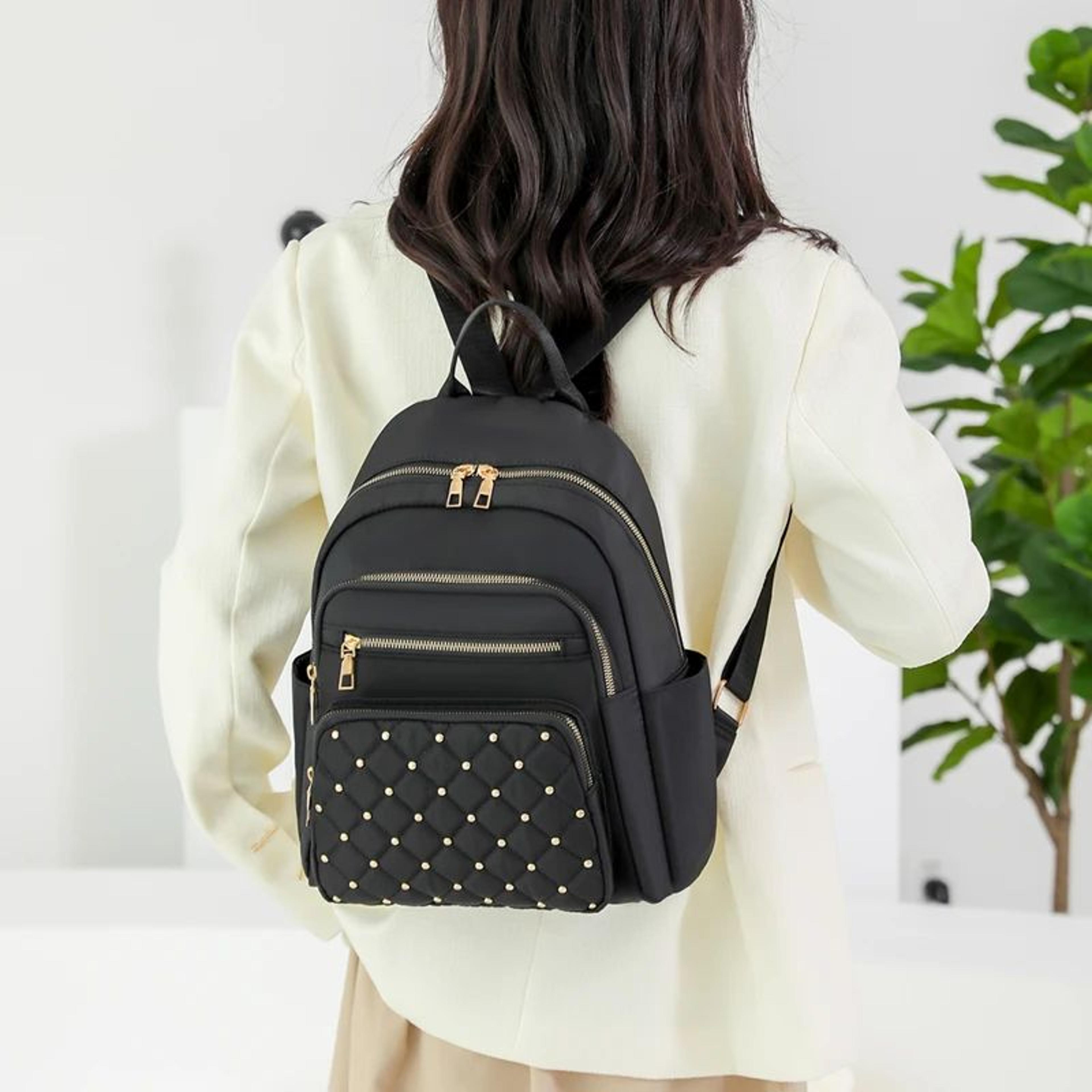 UrbanFlex Nylon Backpack For Women  Large Travel  School Essential 2