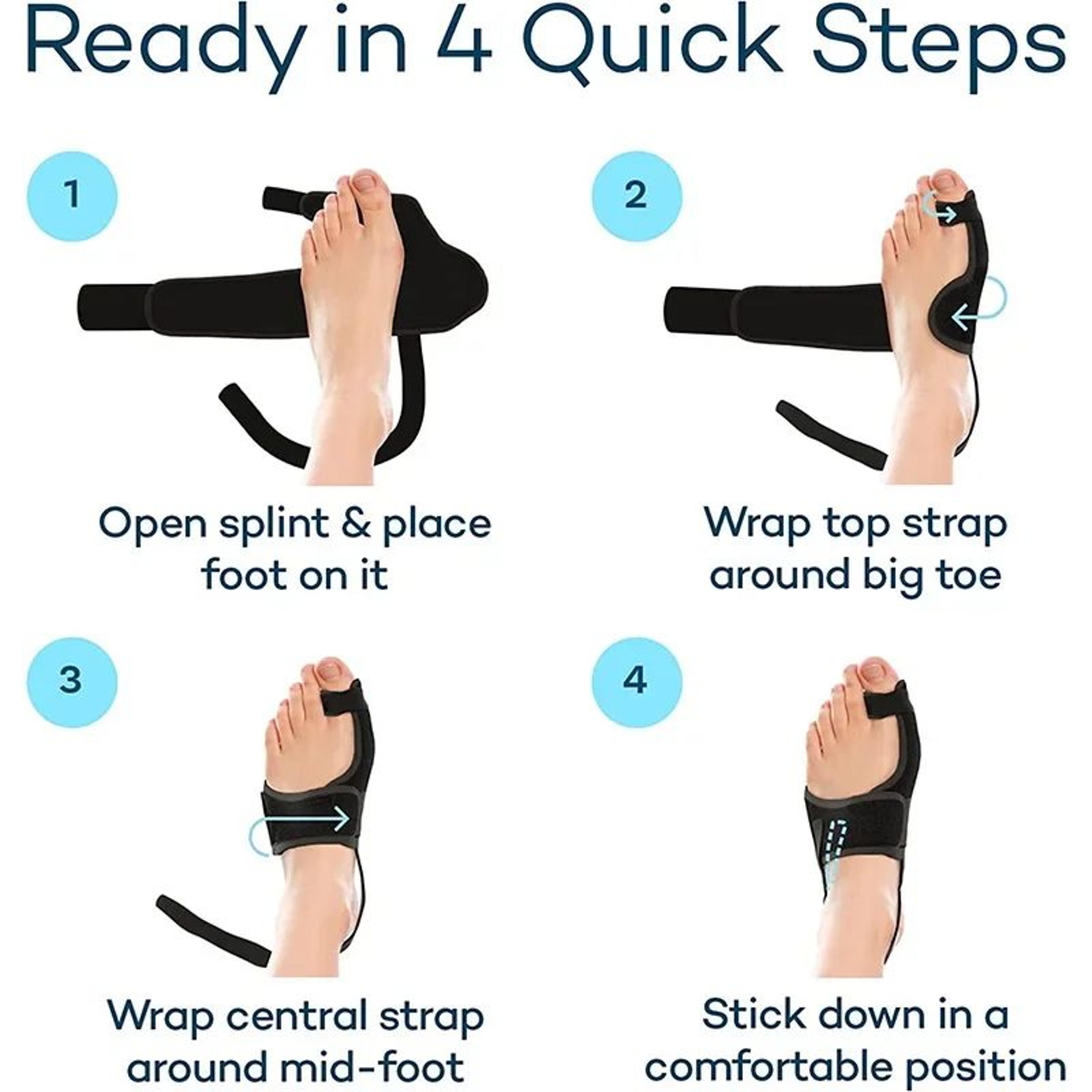 ErgoAlign Bunion Corrector Toe Separator  Hallux Valgus Splint 5