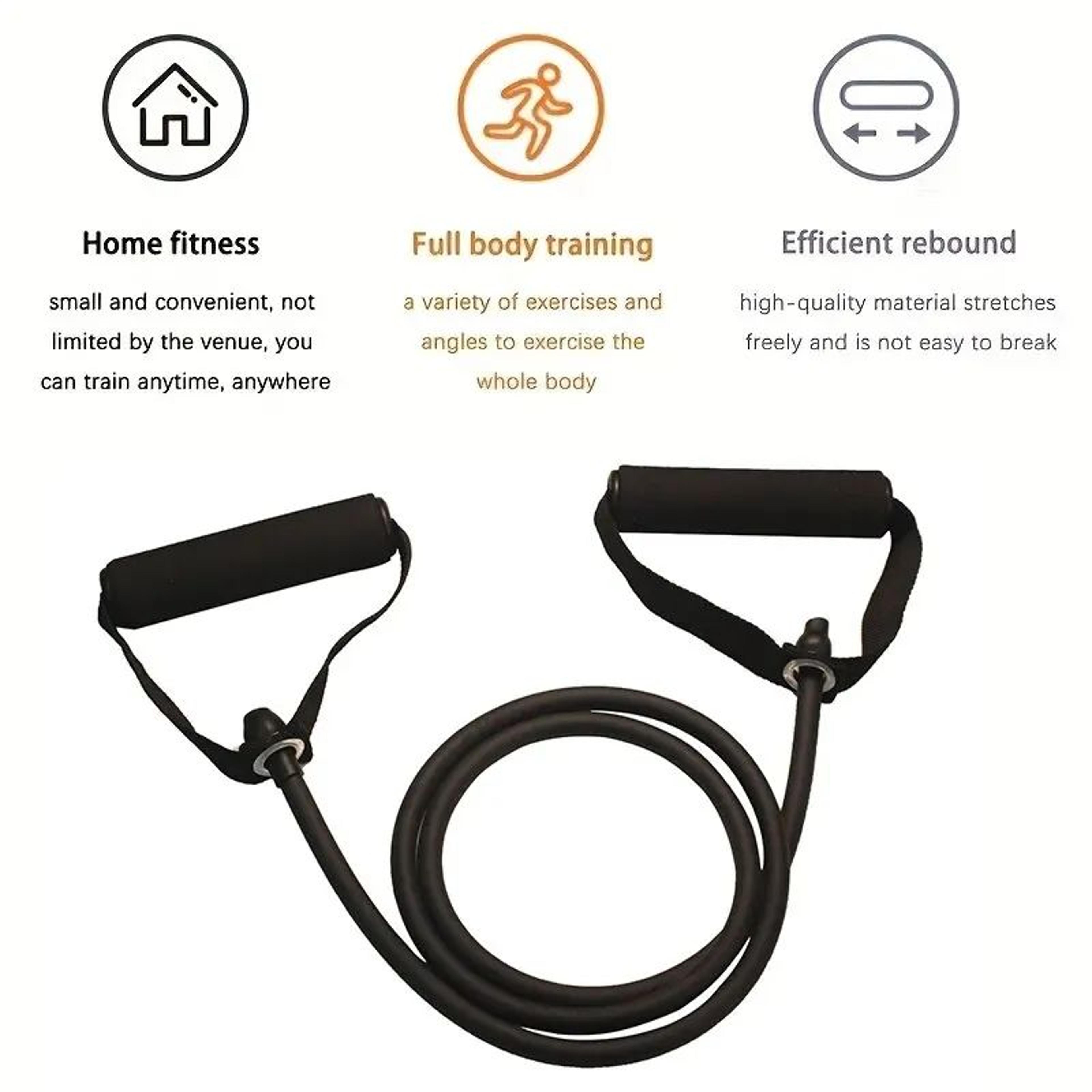 Premium Resistance Bands With Handles  Adjustable Strength Training Bands For Home Workout  FullBod 4