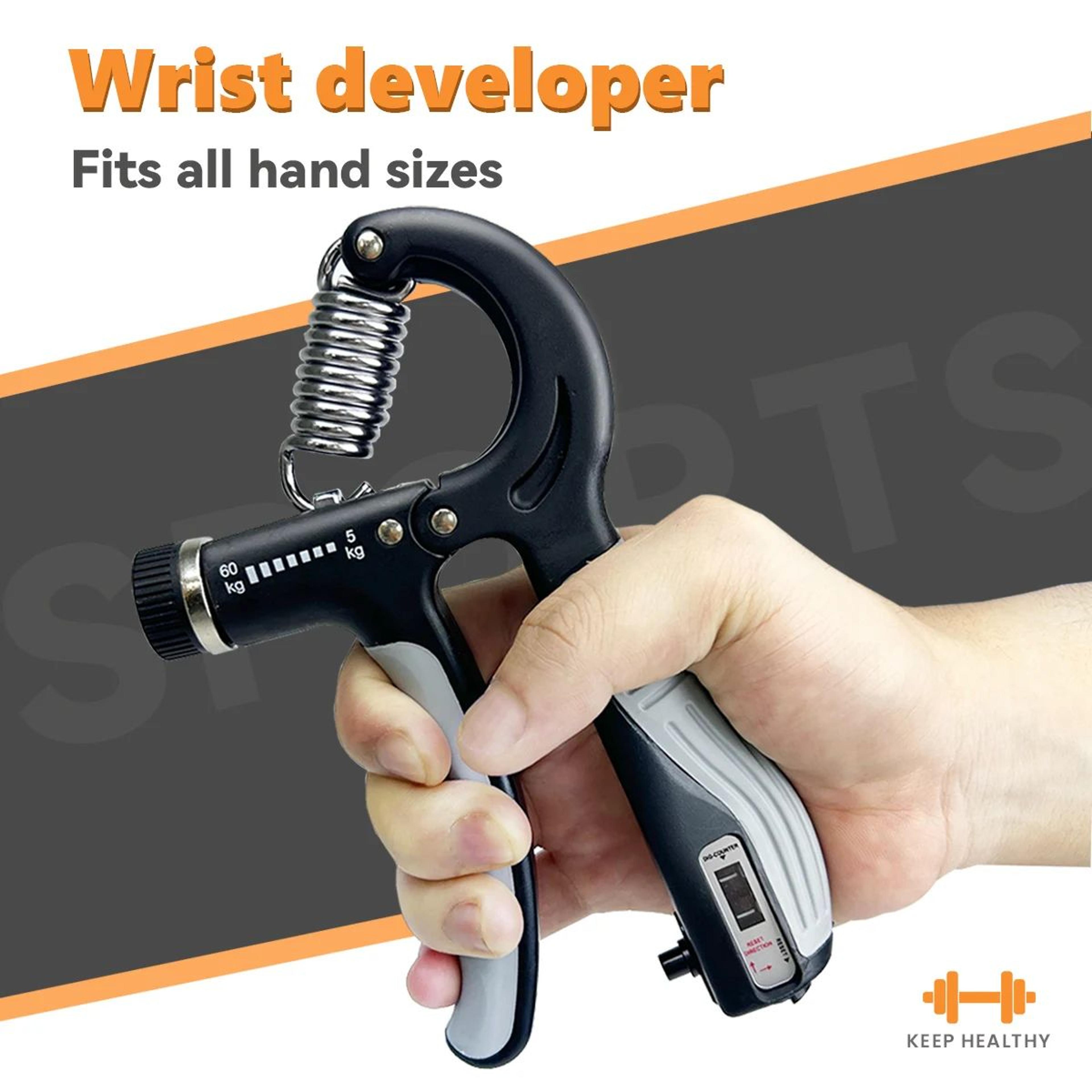 Adjustable Hand Grip Strengthener  Forearm  Grip Trainer 11132 Lbs 0