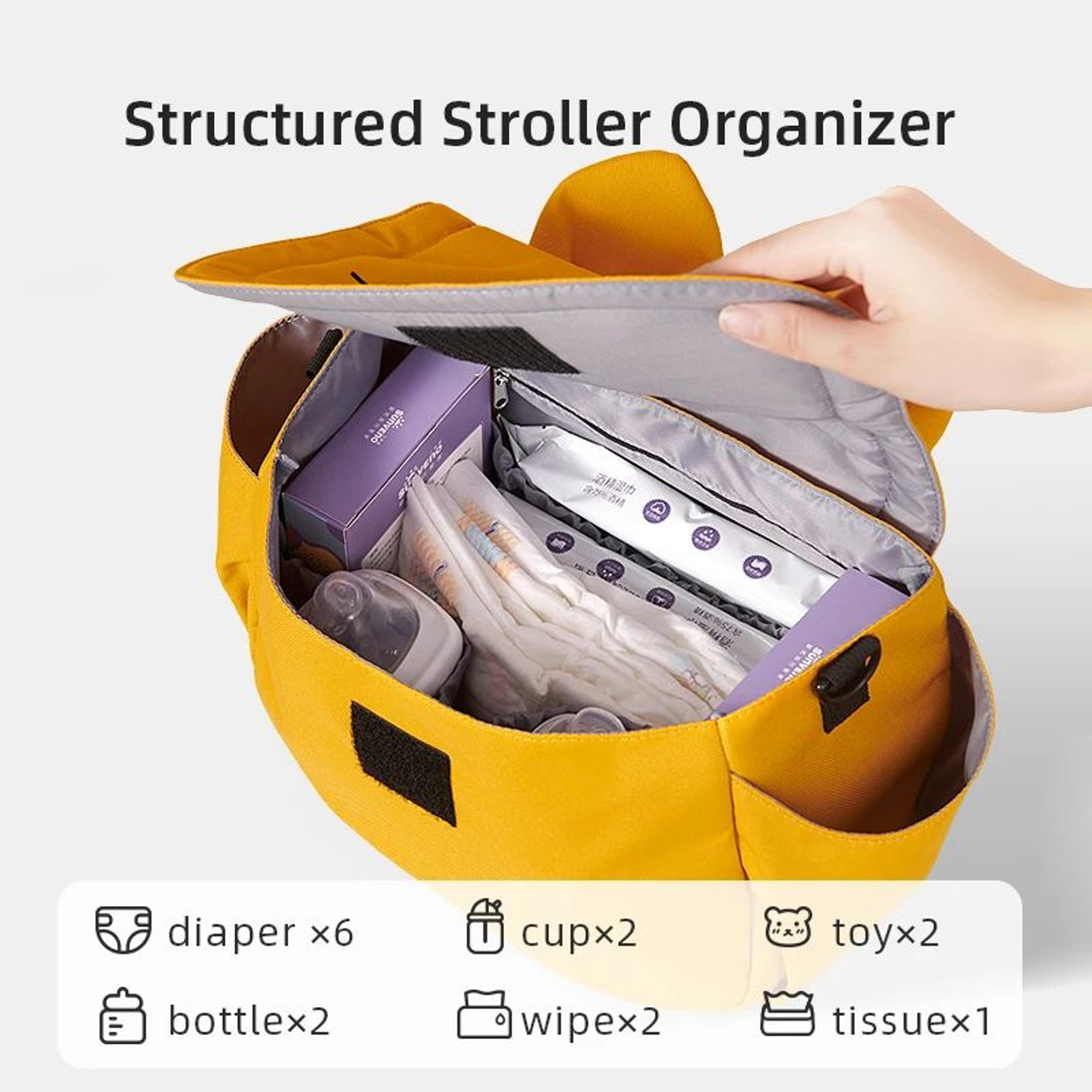 Sunveno Large Capacity Diaper Bag Backpack With Stroller Organizer 1