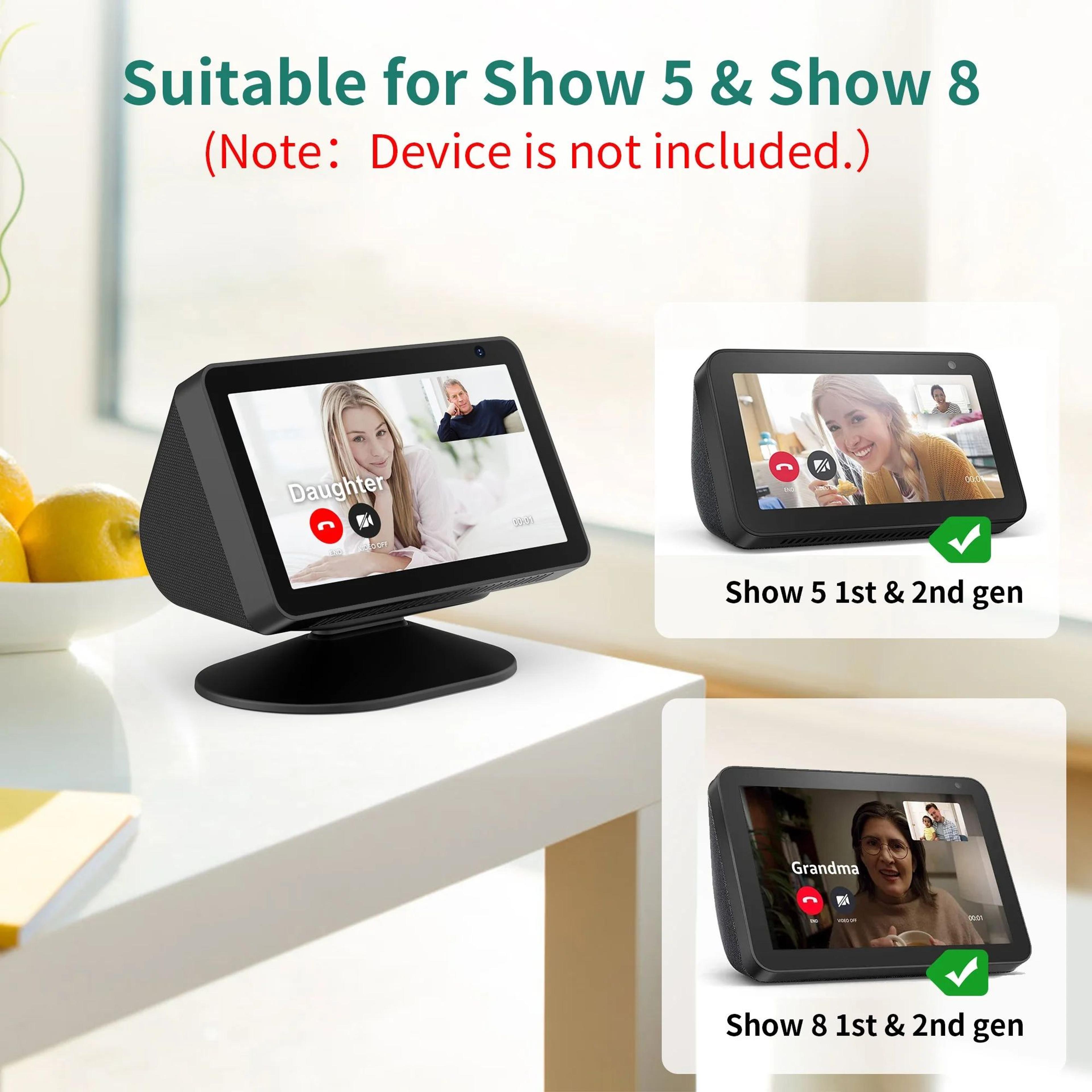 Magnetic Adjustable Echo Show Stand With AntiSlip Base For Echo Show 5  8 3