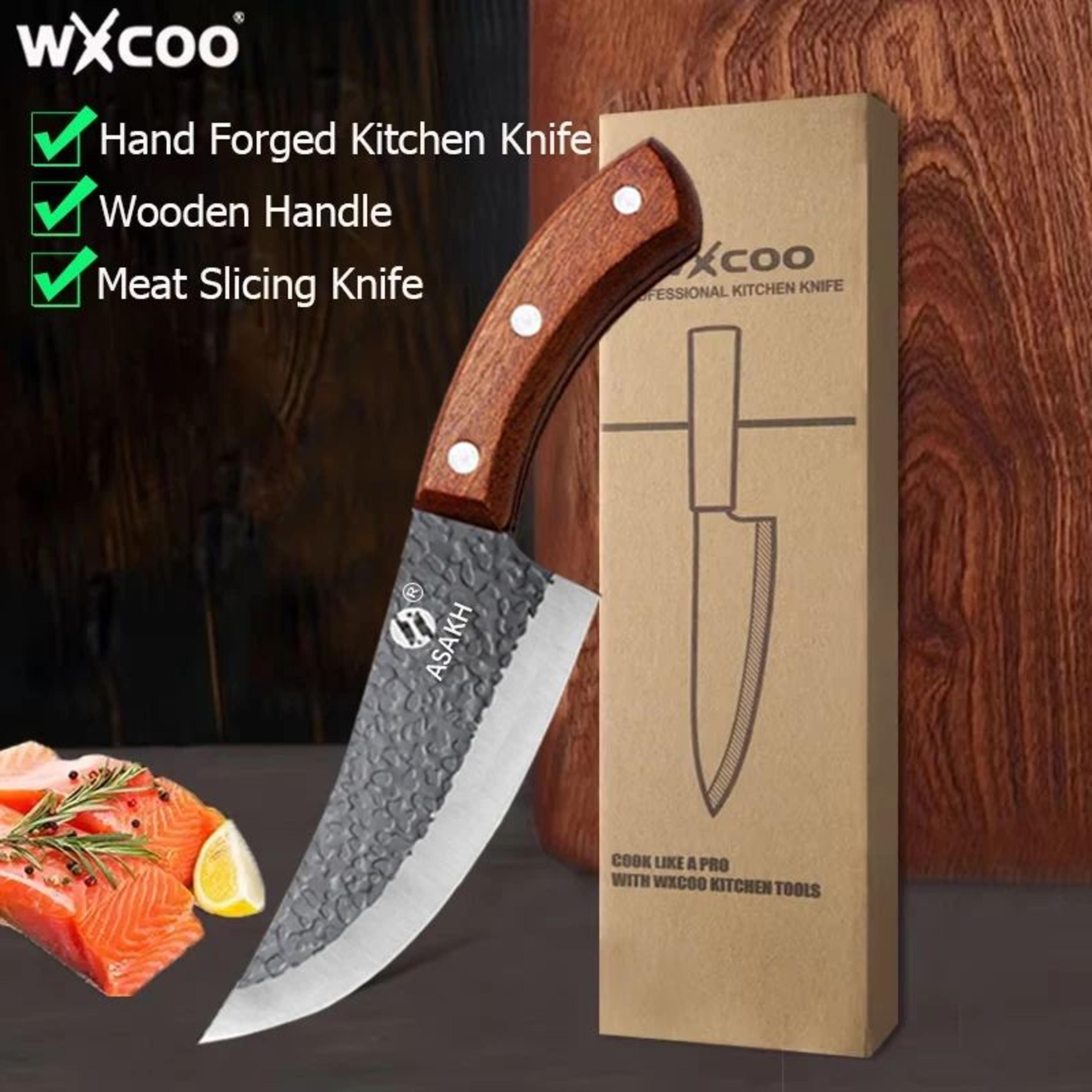 hand-forged butcher knife – japanese kitchen knife for precision boning & meat cutting