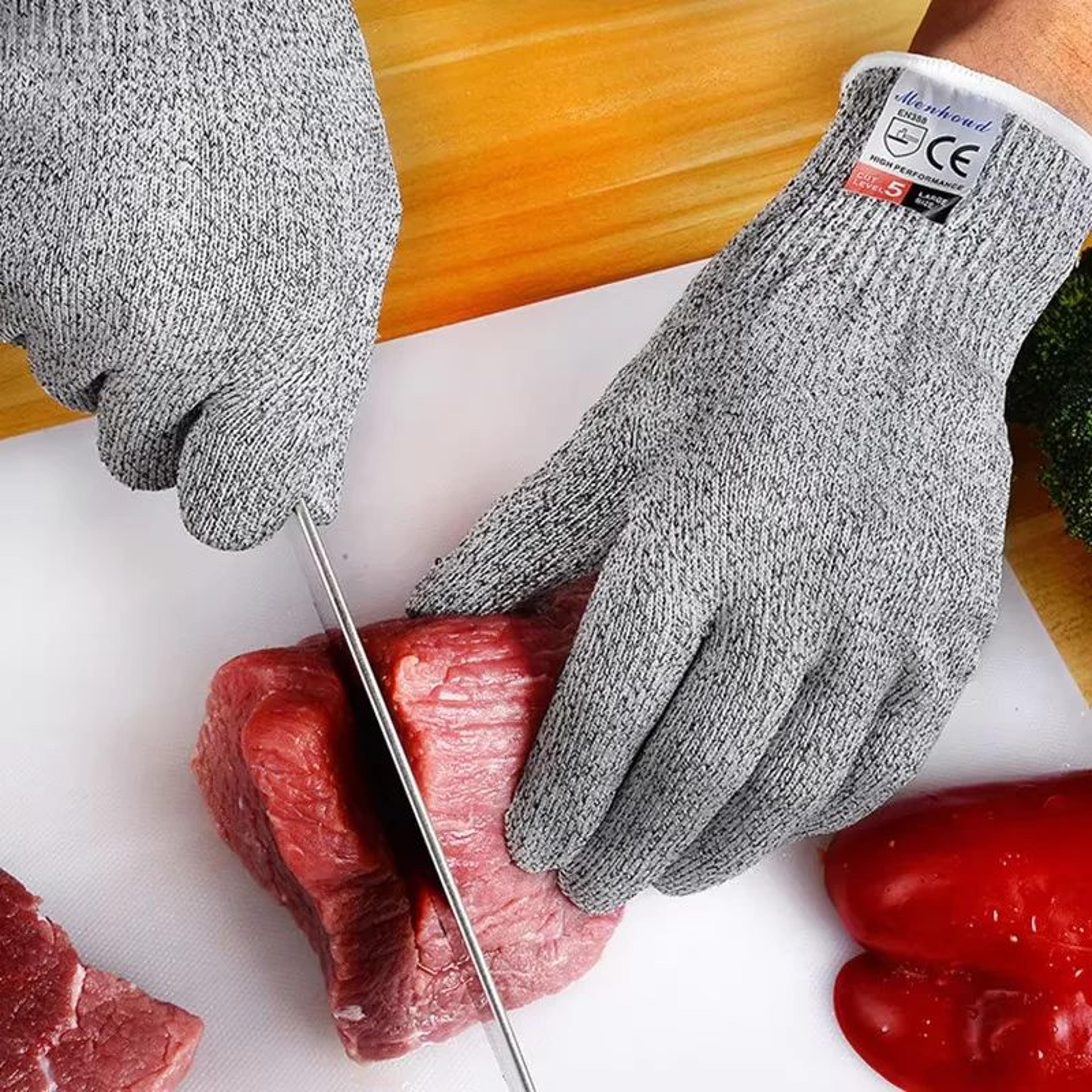 CutShield Pro Stainless Steel Cut Resistant Gloves For Kitchen  Butcher Safety 3