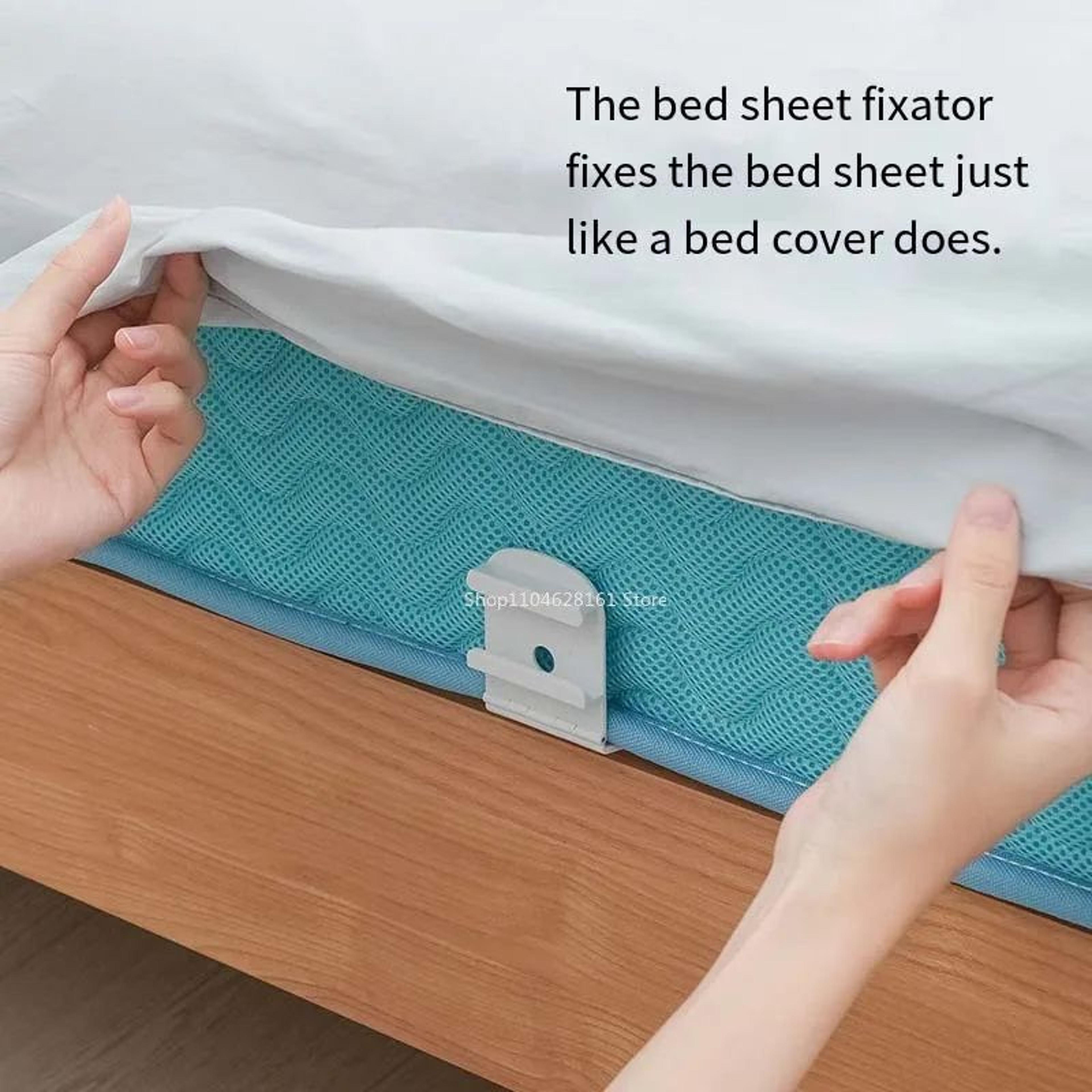 StayTight Bed Sheet Holder Clips  Adjustable NonSlip Sheet Fasteners For Smooth Secure Bedding 1