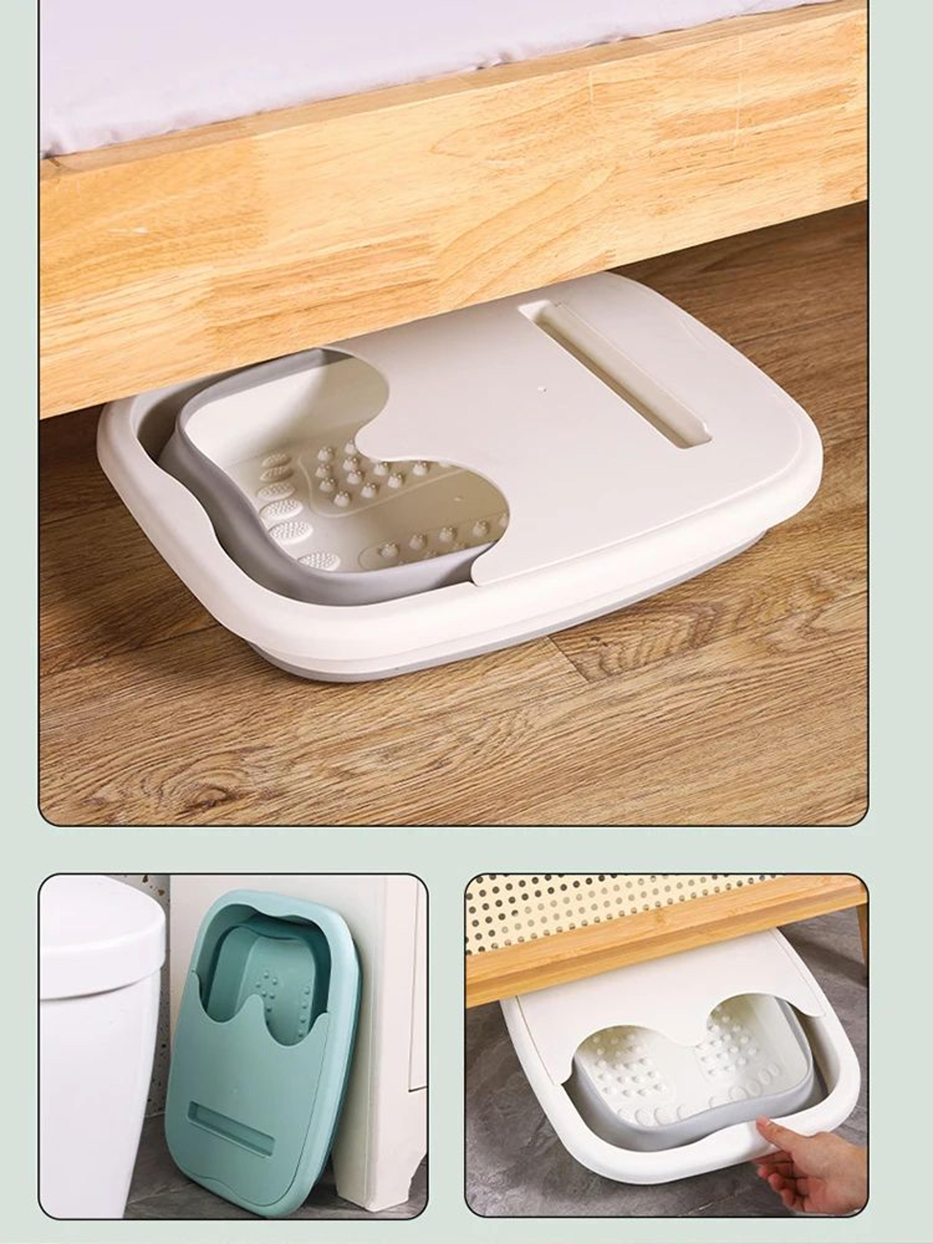 Foldable Foot Spa Bucket  Portable Foot Bath  Collapsible Foot Soak Basin For Relaxing Home Therapy 5