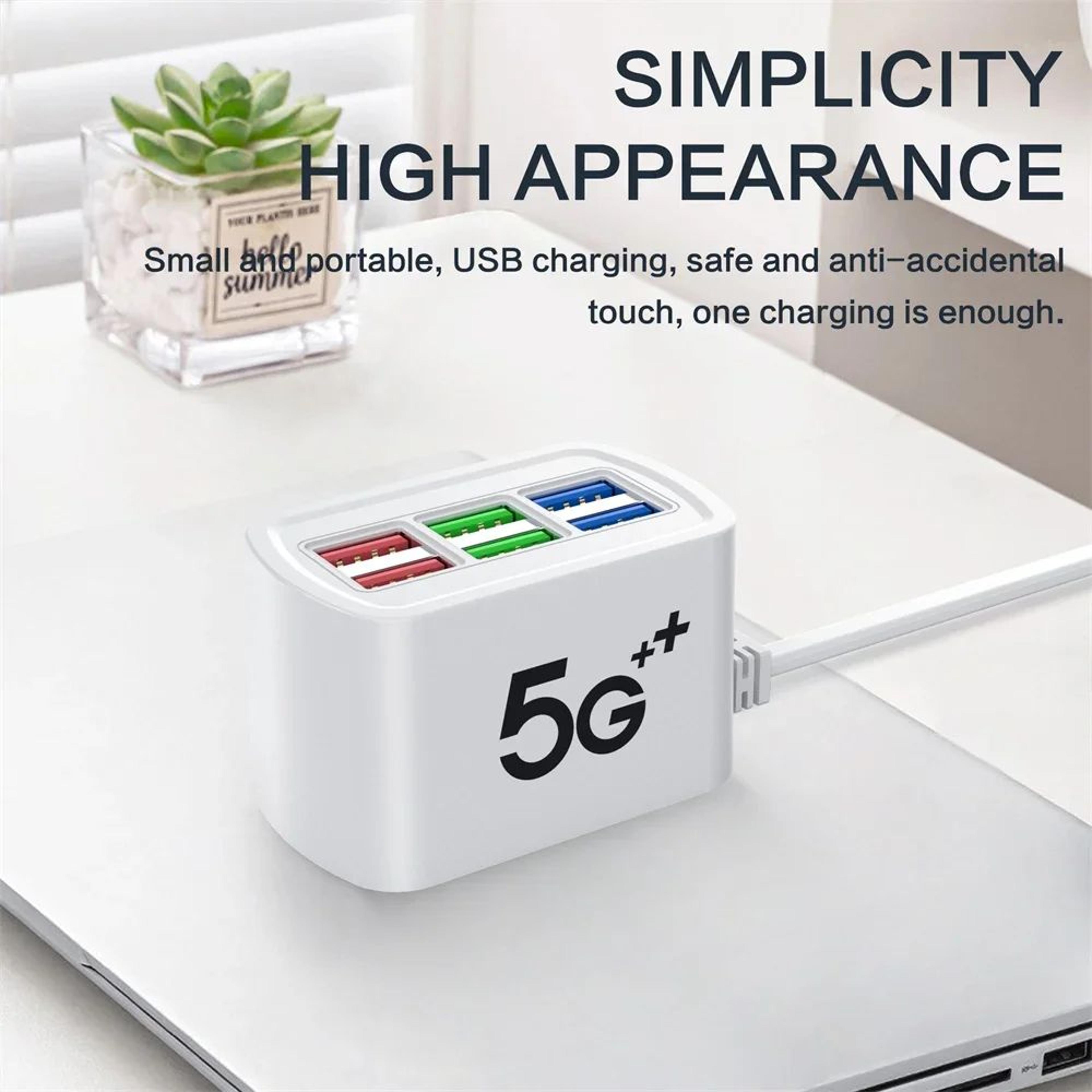 6in1 Fast Charging USB Charging Station  Multiport Power Strip 1