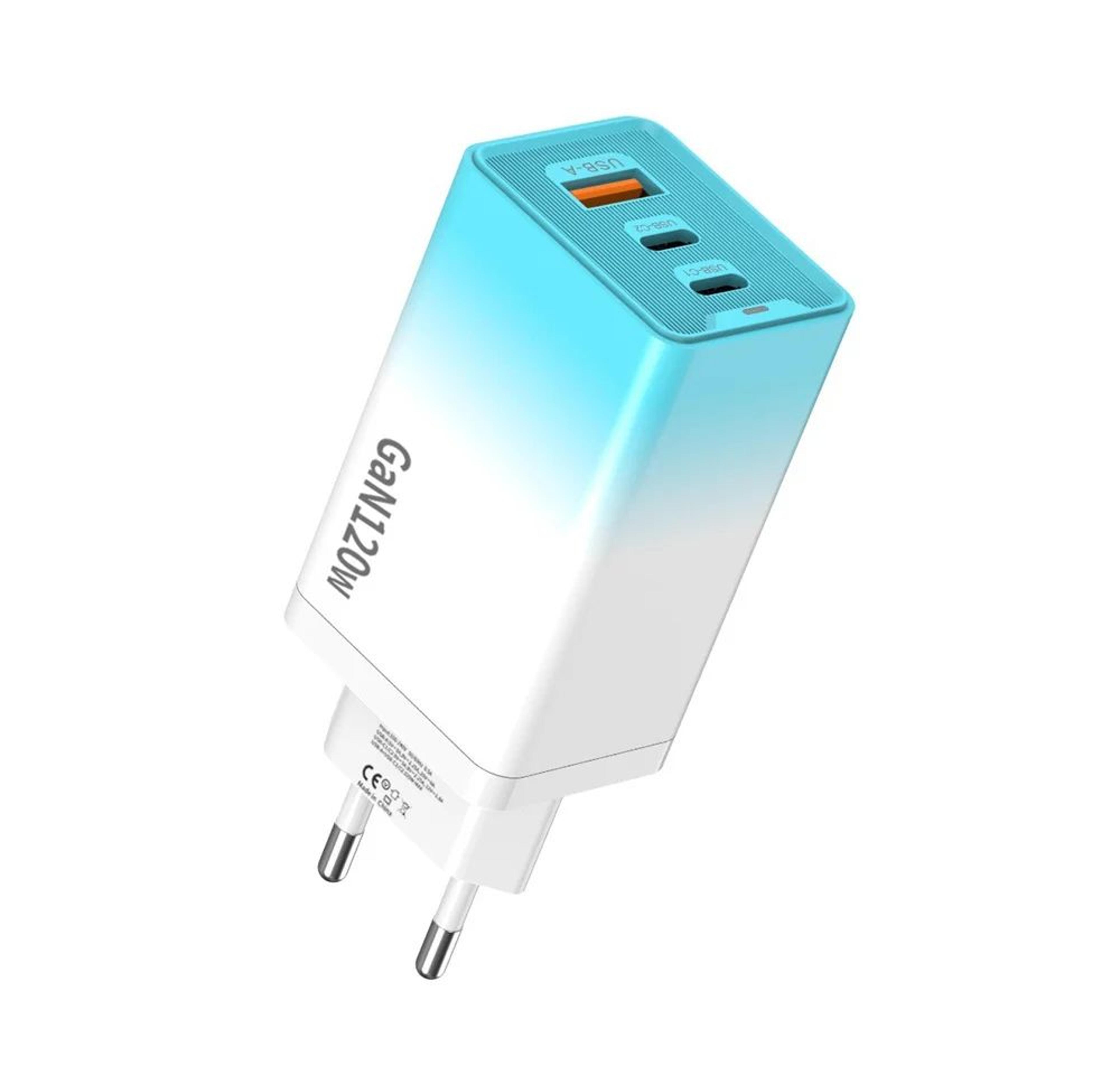 120W GaN MultiPort Fast Charger With USBC PD  Smart Power Distribution 7