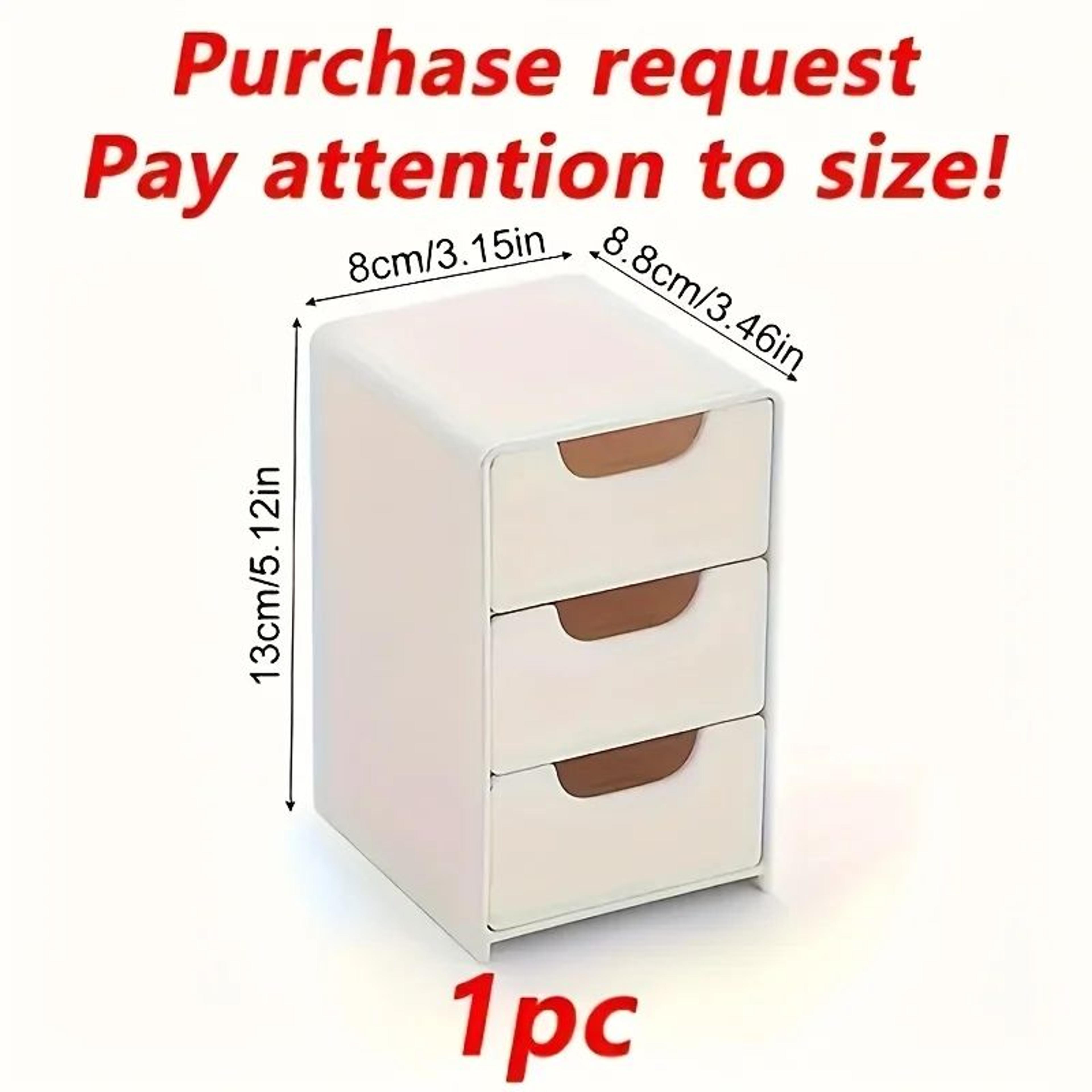 3Tier Desk Organizer With Drawers  Portable Makeup  Jewelry Storage Organizer For ClutterFree Space 3