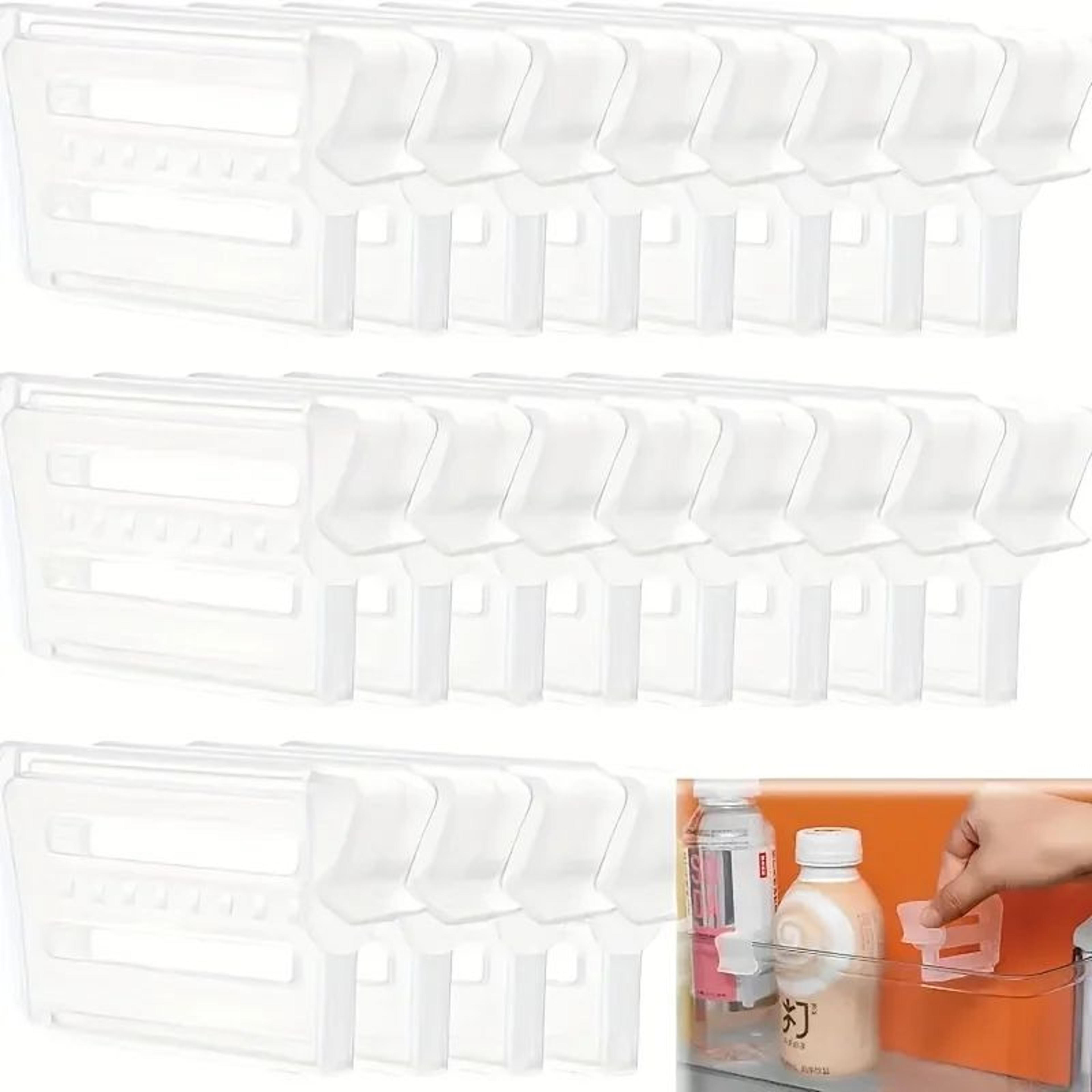 Adjustable Refrigerator Divider Set  Expandable Fridge Organizer For Drinks  Condiments 1