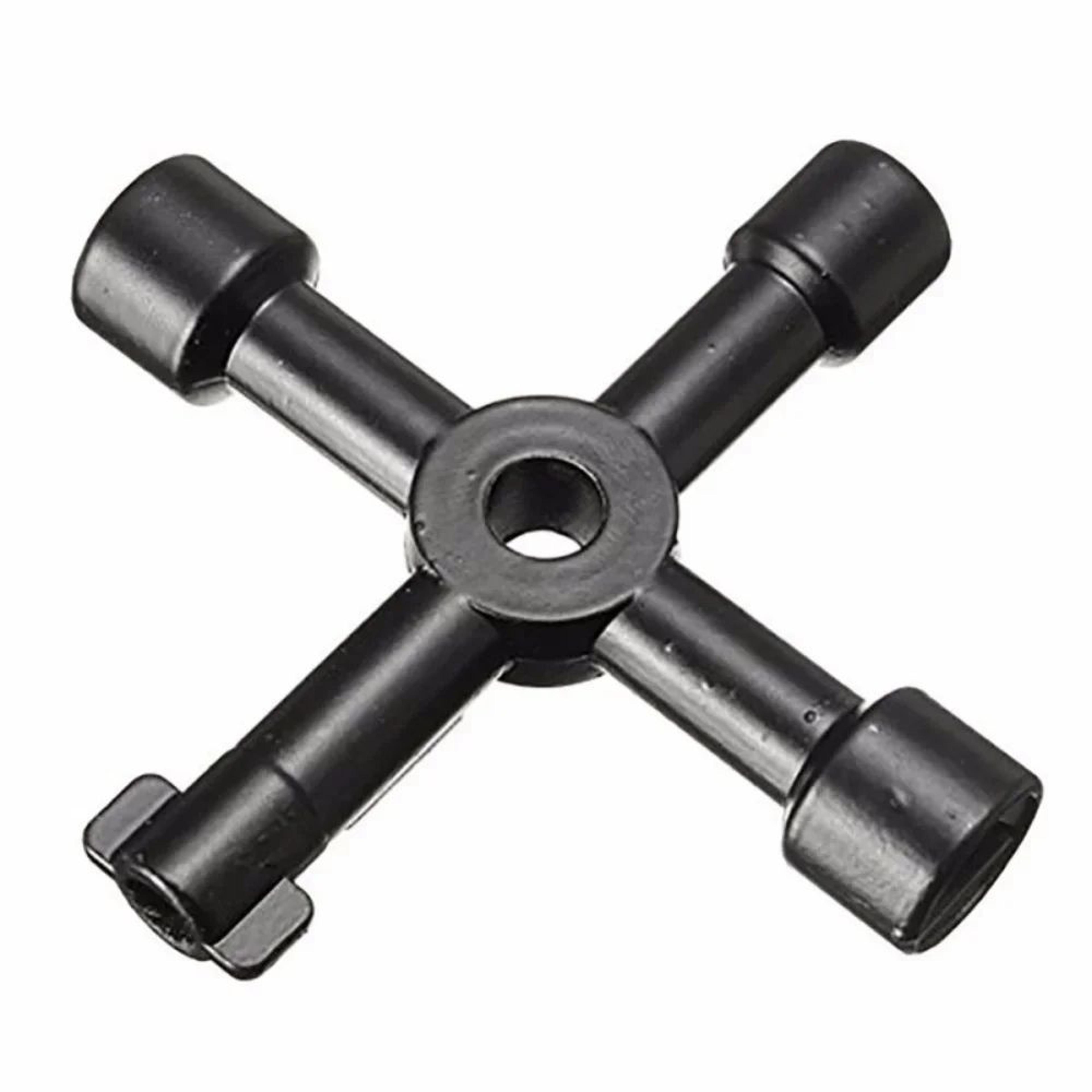 4in1 Universal Utility Cross Wrench  Multifunction Radiator  Valve Key For Electricians And Plumber 1