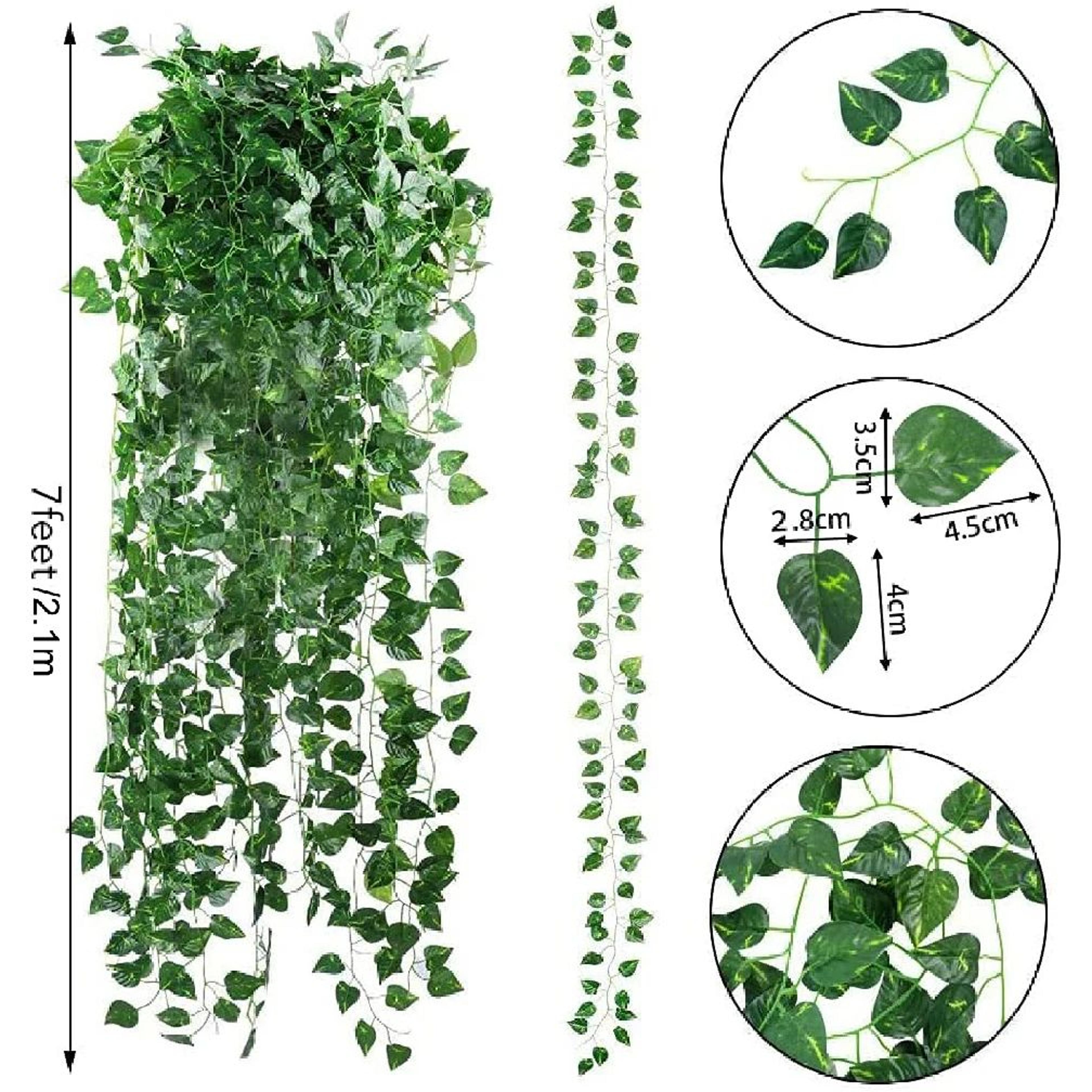 LushFlow Artificial Ivy Garland Vines For Home  Wedding Decor 5