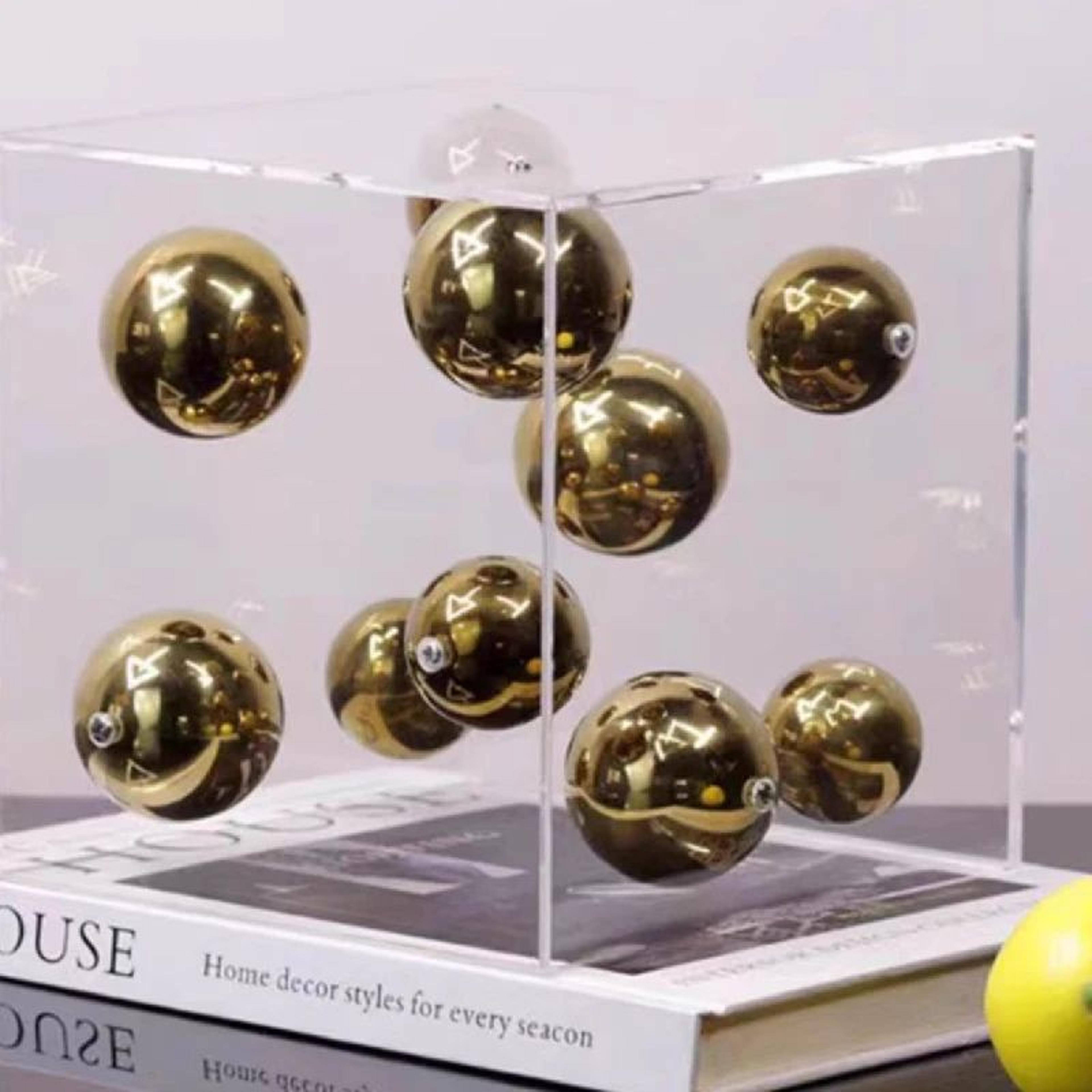 Modern Clear Acrylic Display Dome Cube  Minimalist Home Decor Accent 4