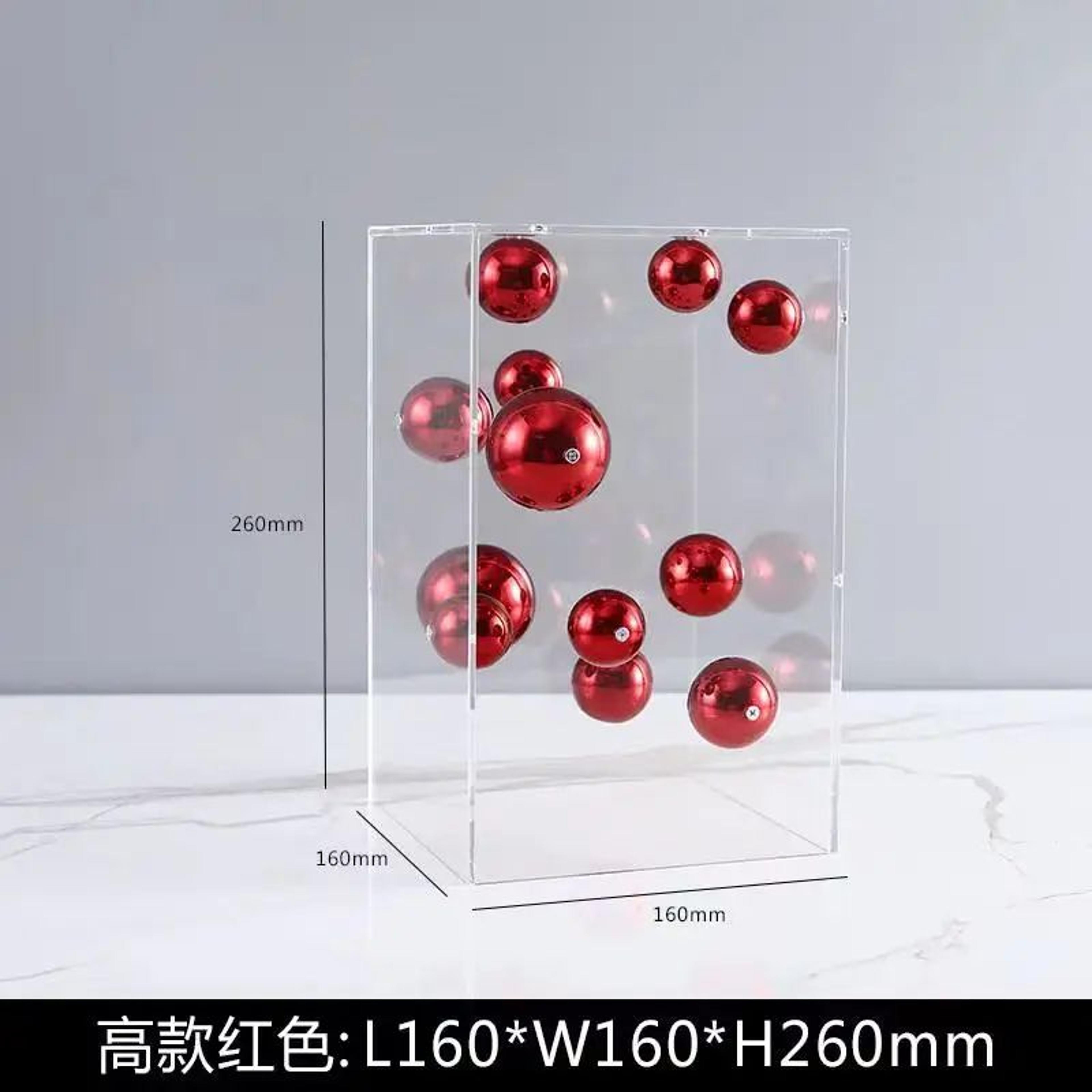 Modern Clear Acrylic Display Dome Cube  Minimalist Home Decor Accent 6