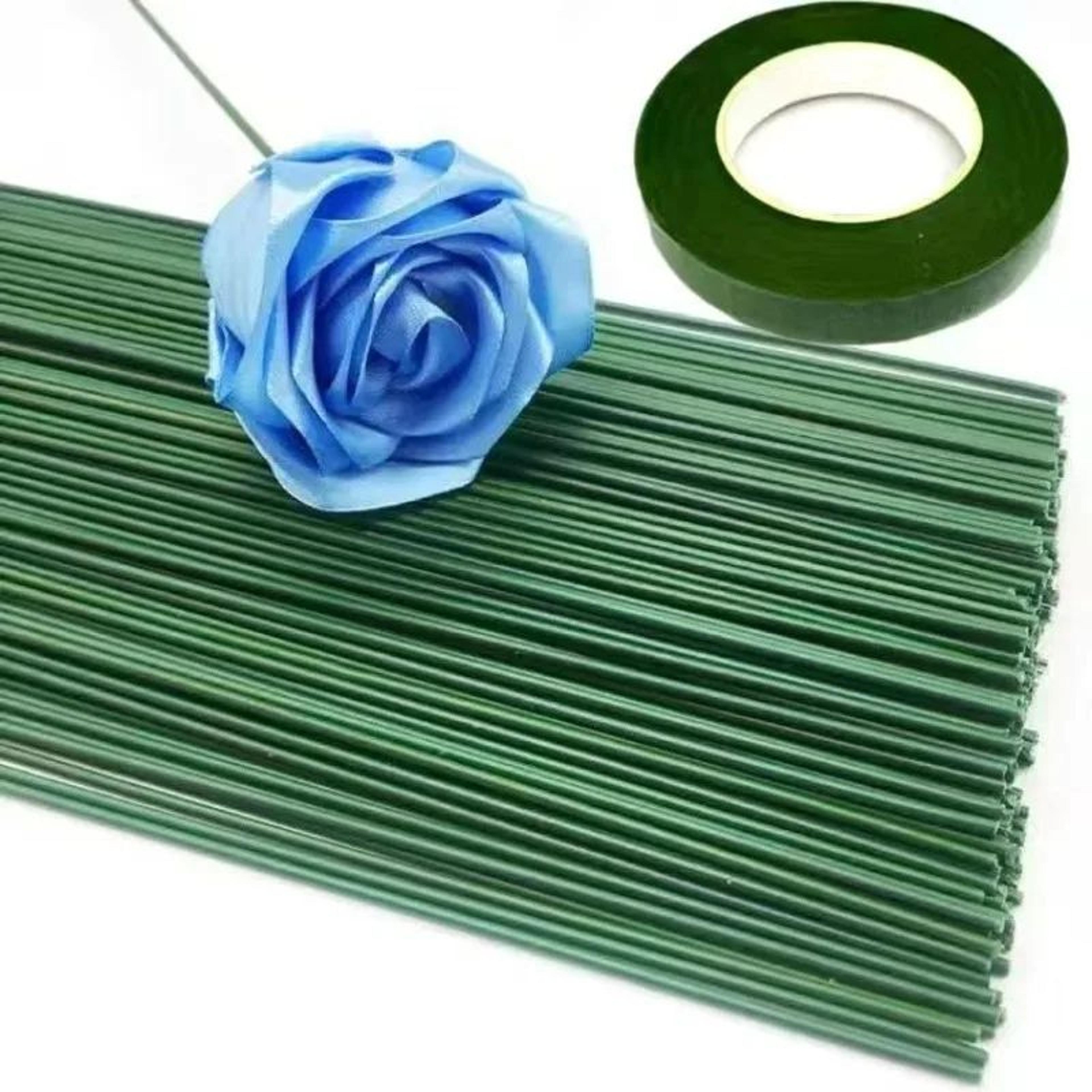 Artificial Flower Stems Kit With Floral Tape For DIY Bouquets And Wedding Decor 1