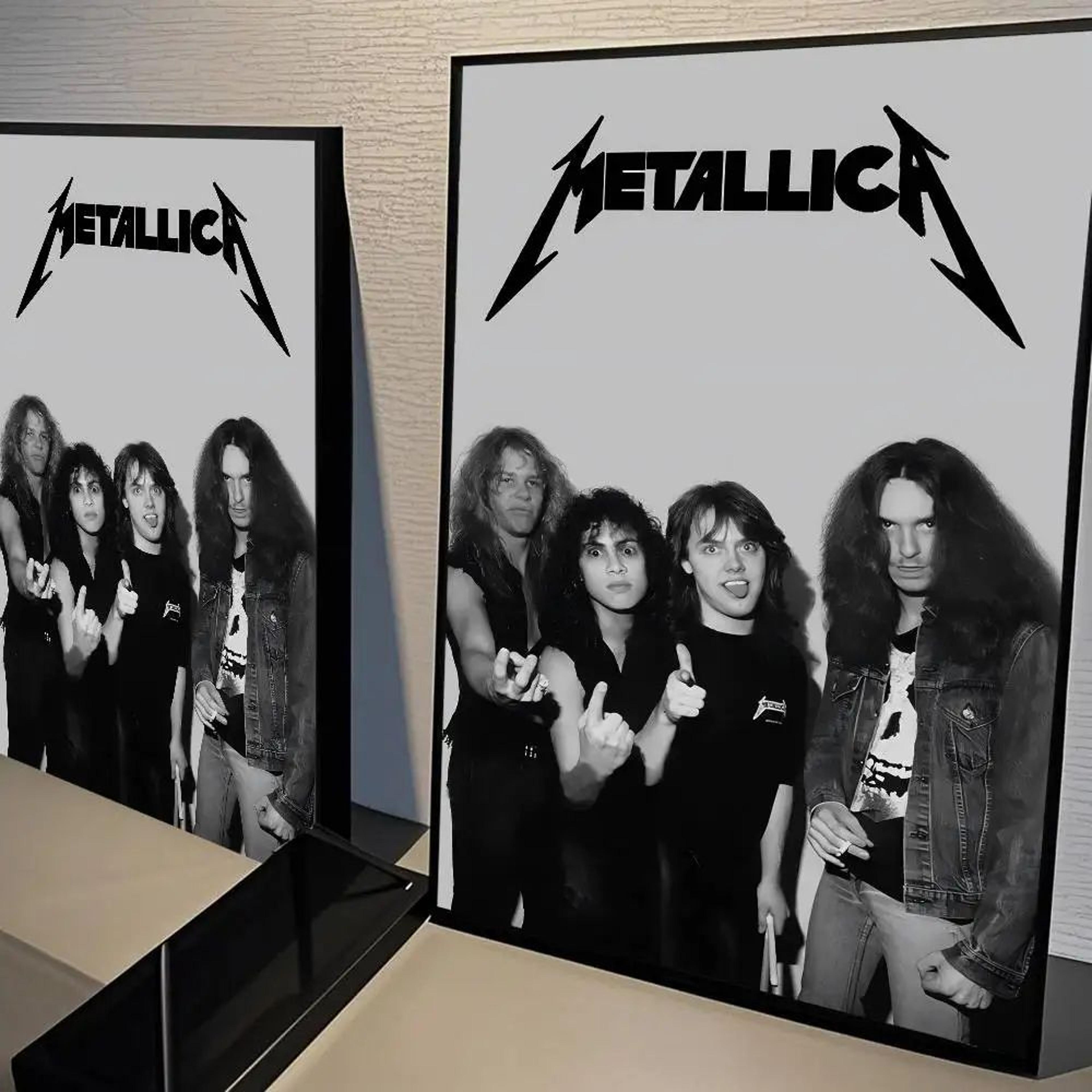 Metallica Wall Poster Vintage Band Wall Sticker For Music Room Decor 9