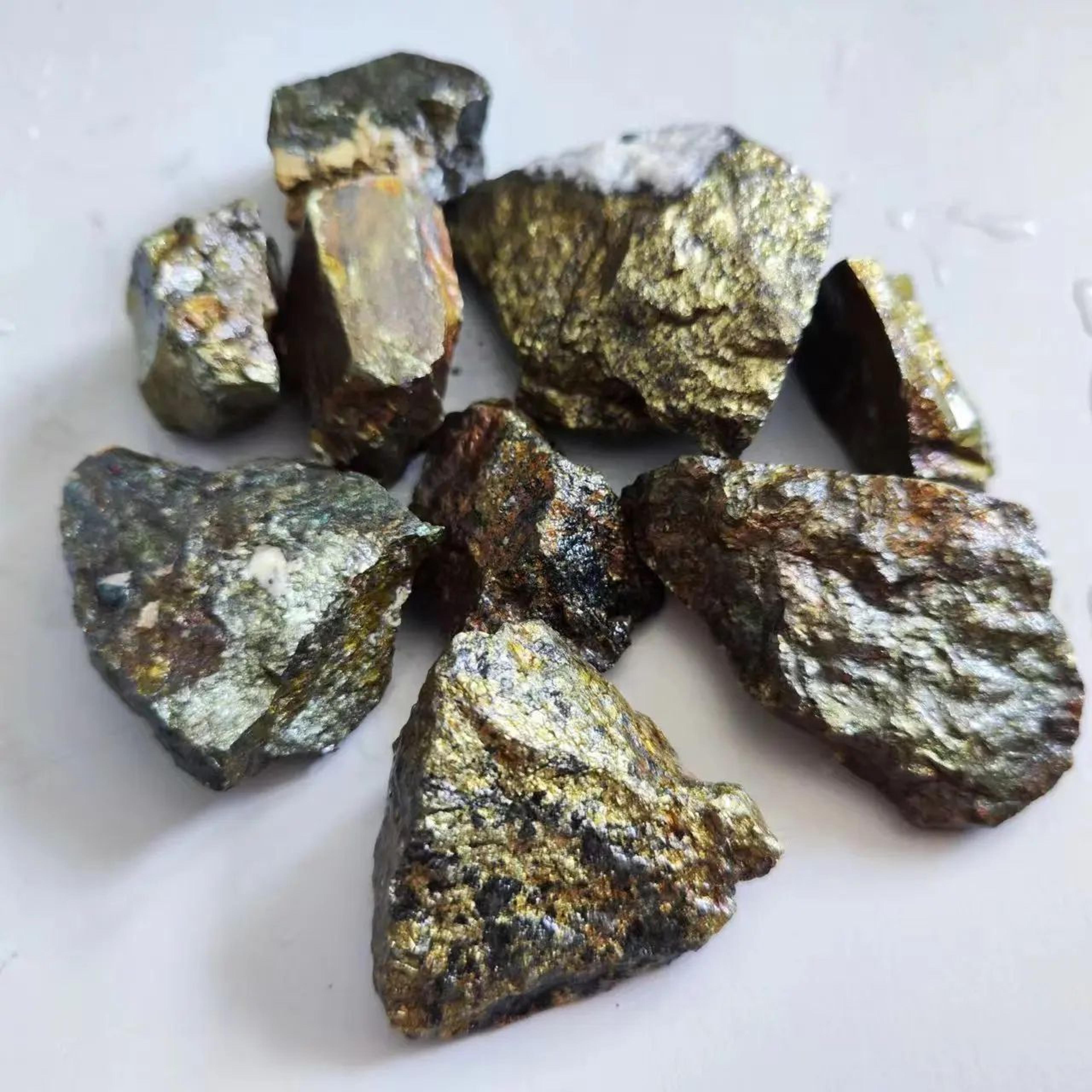 Natural Chalcopyrite Specimen Raw Copper Ore Mineral For Collectors  Classrooms 2