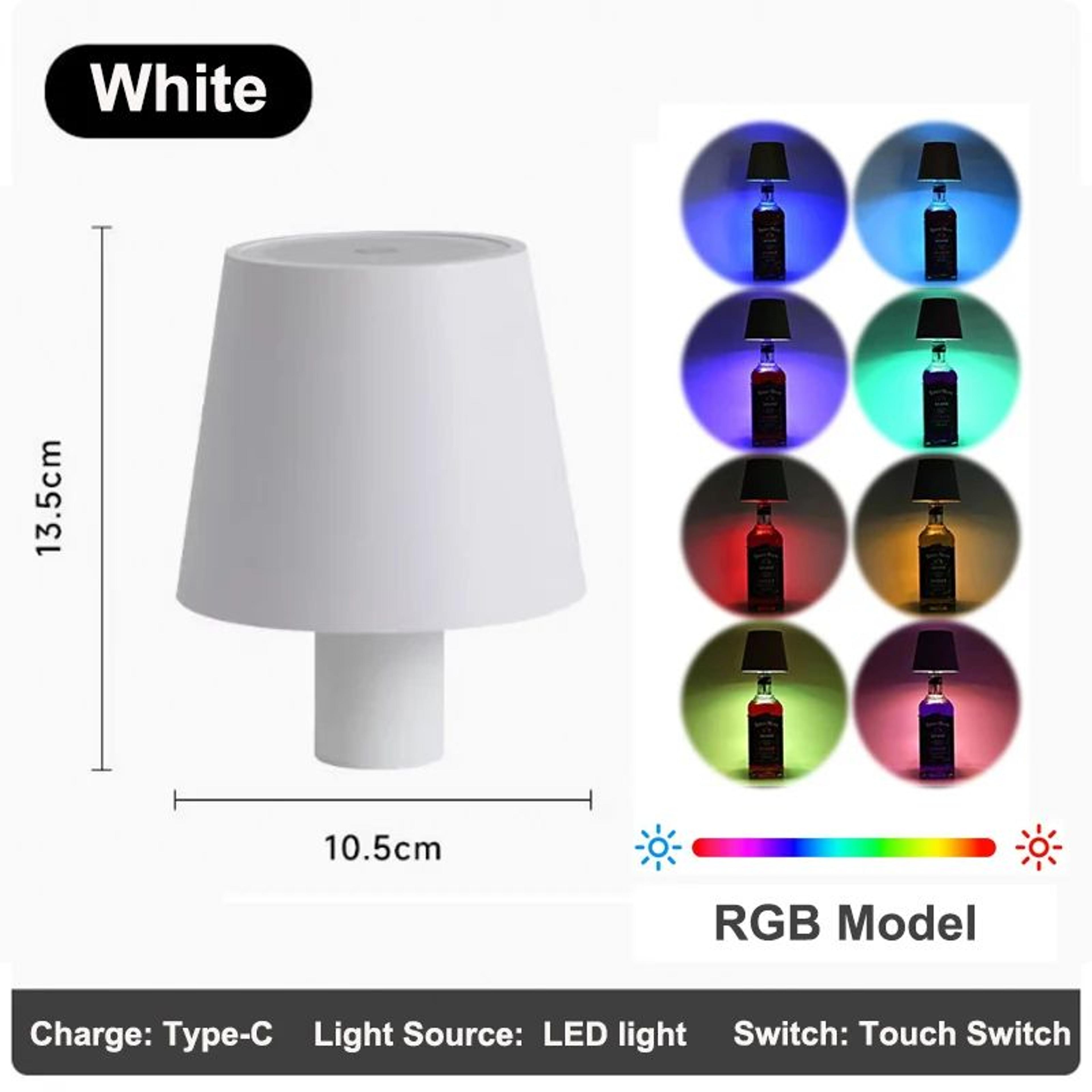 Rechargeable LED Bottle Lamp TouchControl Wireless Table Light For Wine Bottles  Outdoor Decor 6