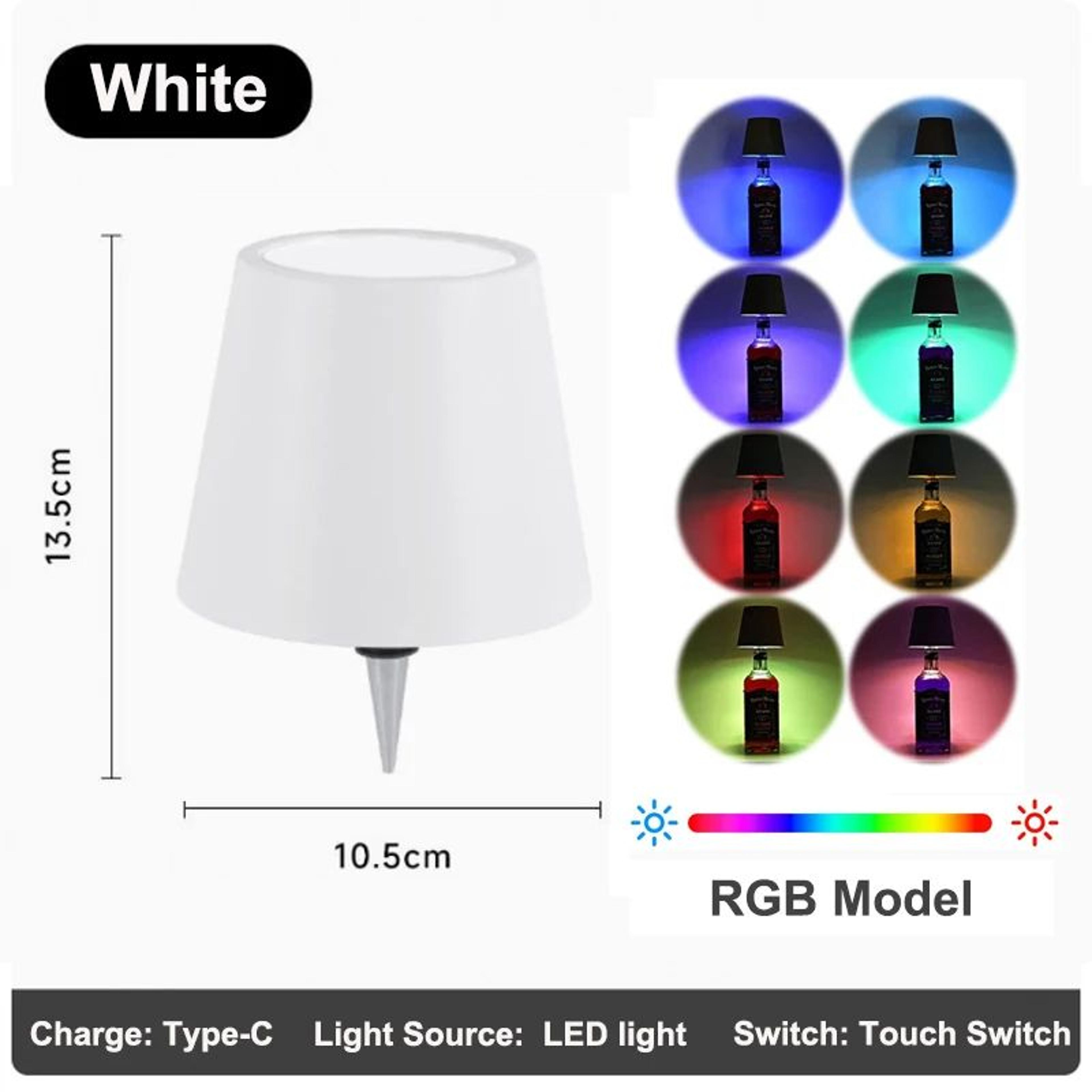 Rechargeable LED Bottle Lamp TouchControl Wireless Table Light For Wine Bottles  Outdoor Decor 10