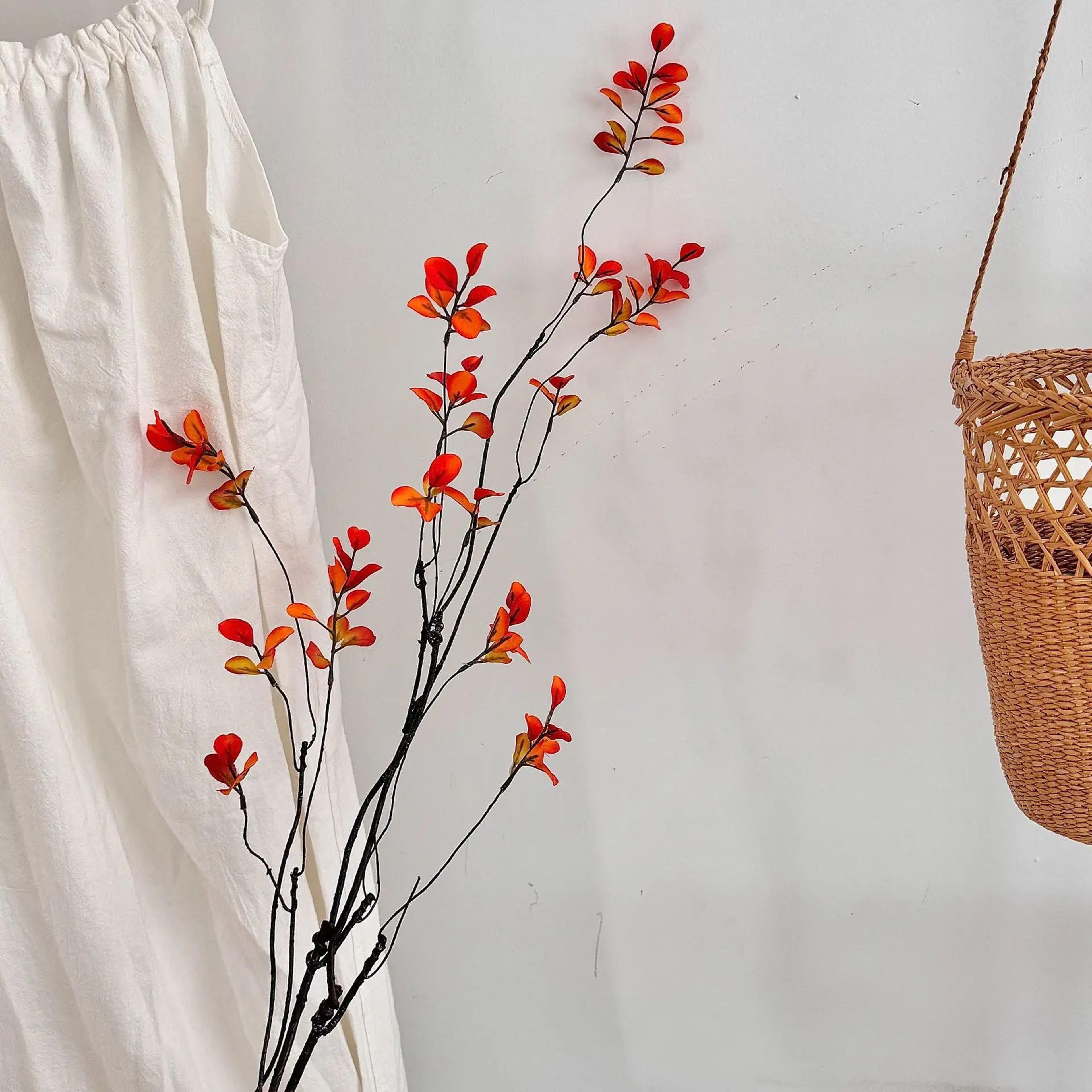 22 Chinese Style Artificial Autumn Branches  Elegant Faux Fall Decor Stems For Vase Arrangements 1