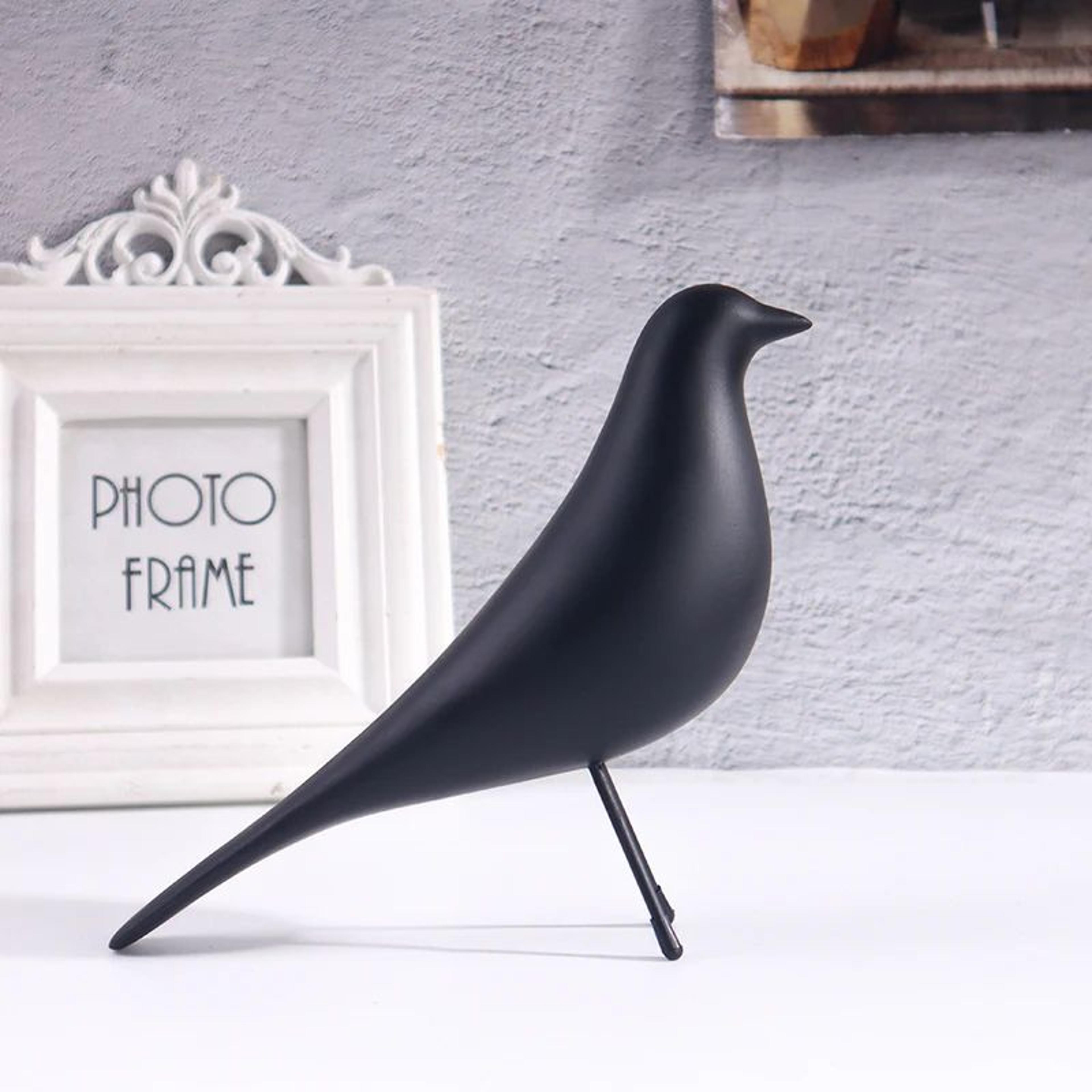 Nordic Minimalist Bird Sculpture  Modern Resin Home Decor Accent For Living Room  Office 4