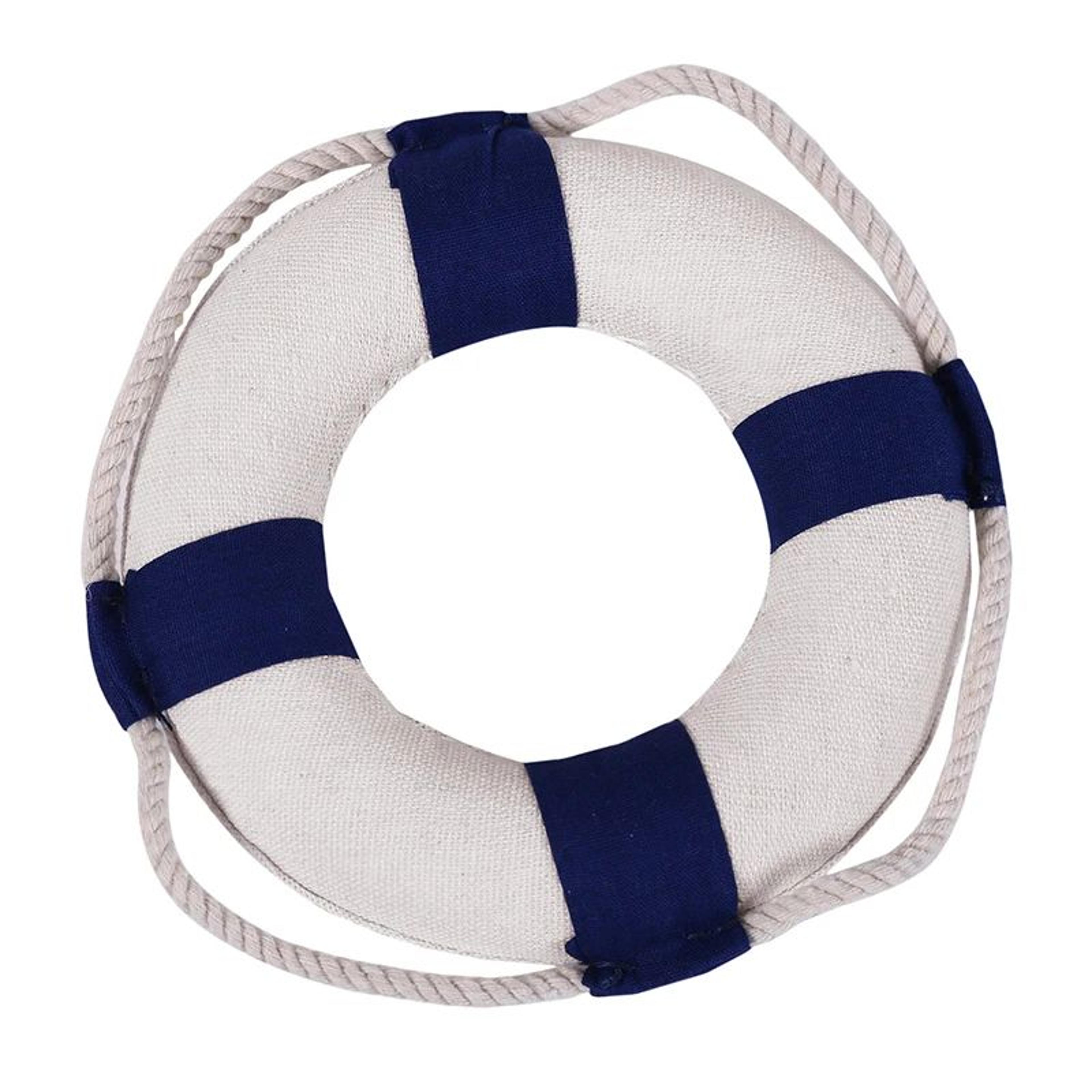 Vintage Nautical Lifebuoy Wall Decor  Mediterranean Coastal Accent 3