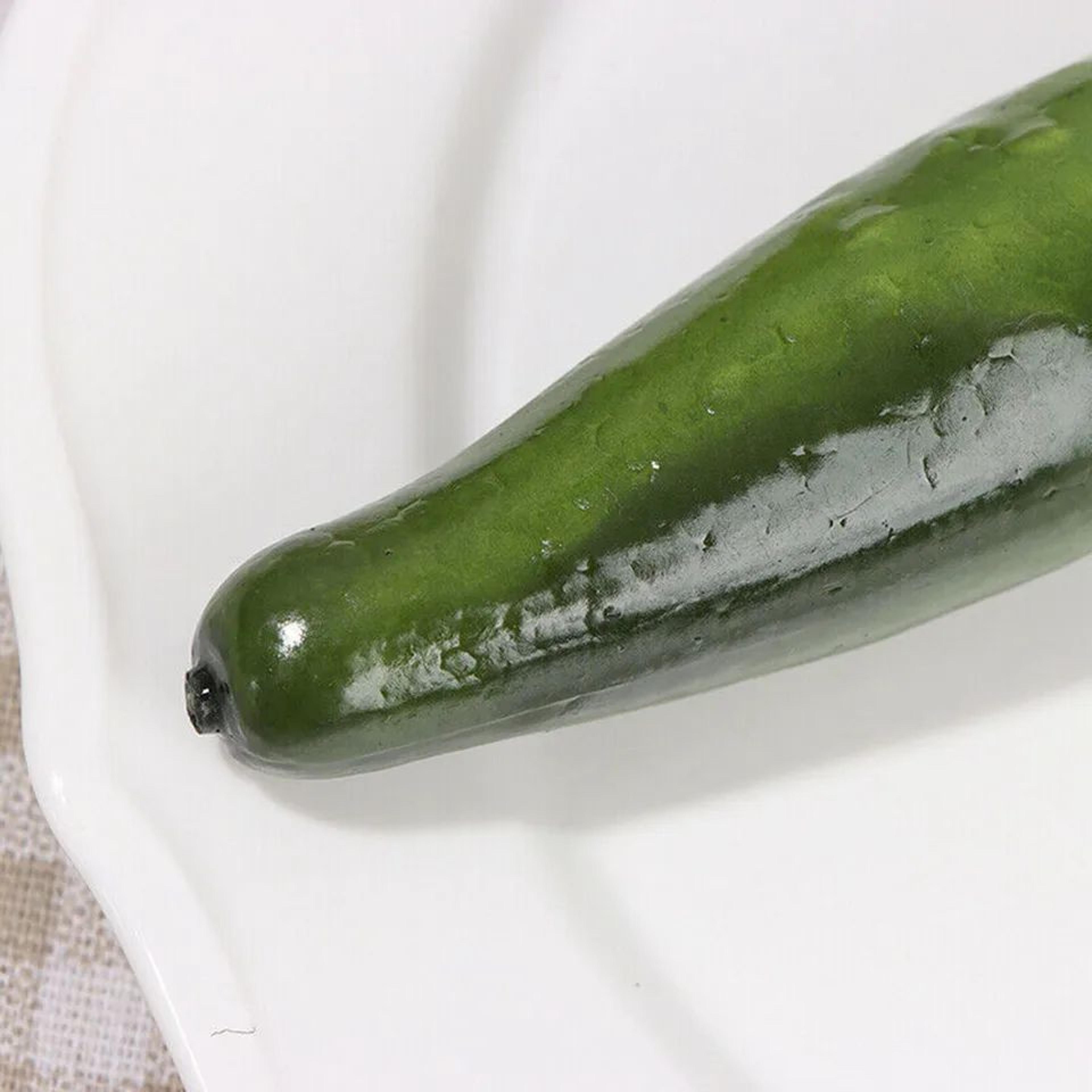 3Piece Fake Cucumber Set For Home Styling Artificial Cucumber Decor And Photo Displays 3