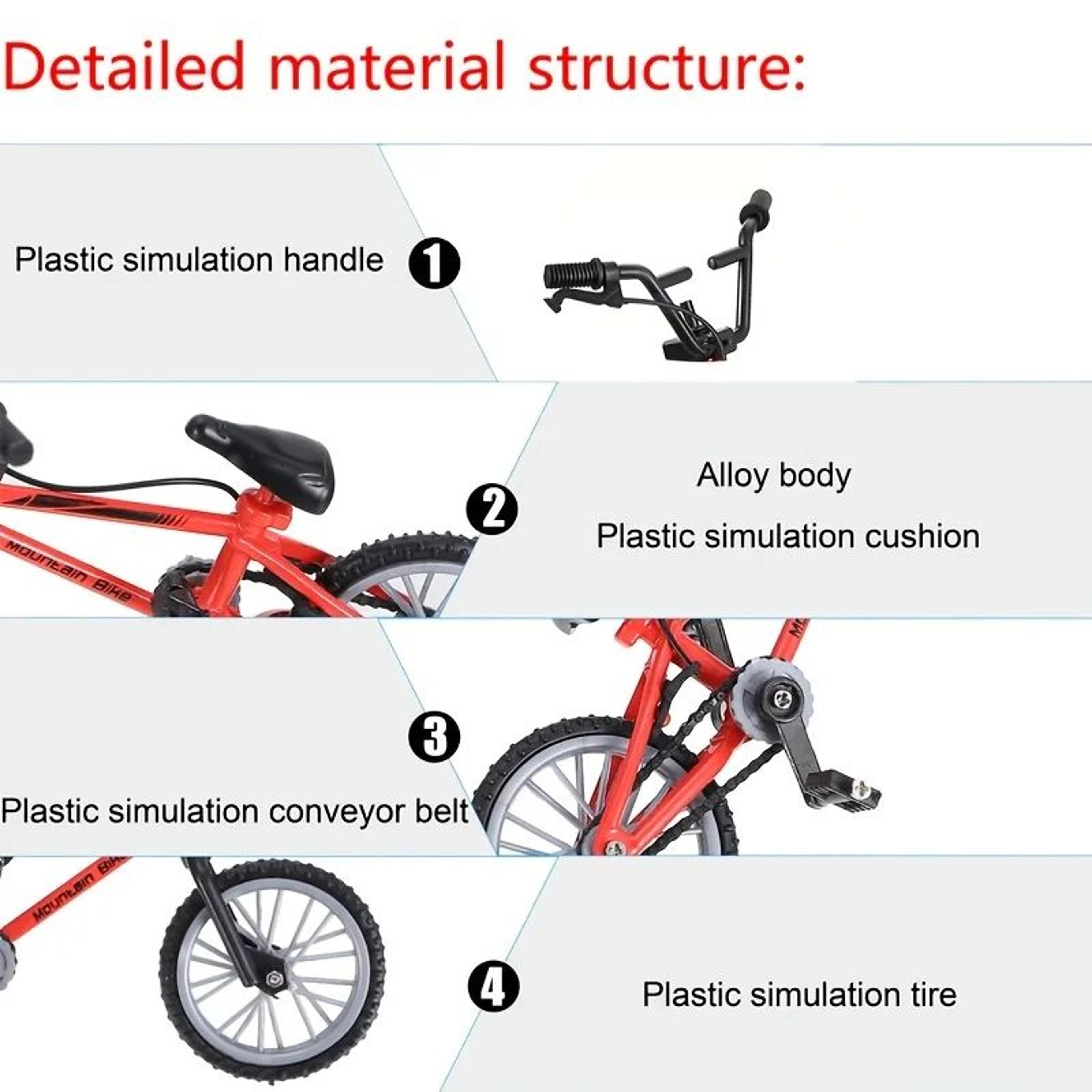Vintage Bike Replica  Metal Alloy Miniature Bicycle Model Decor 5
