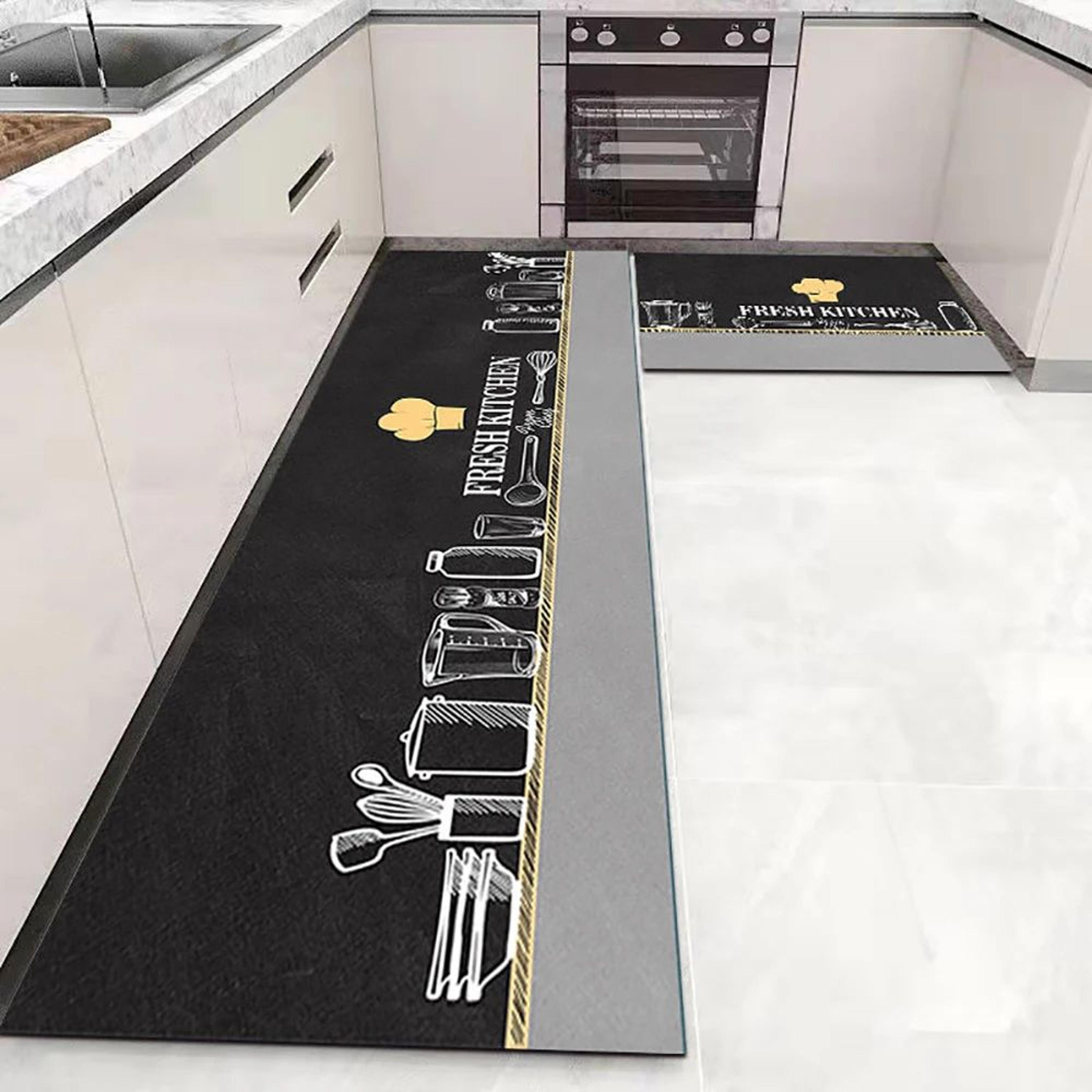 Velvet Comfort Washable Kitchen Runner Rug Non Slip Hallway And Bedside Mat 5