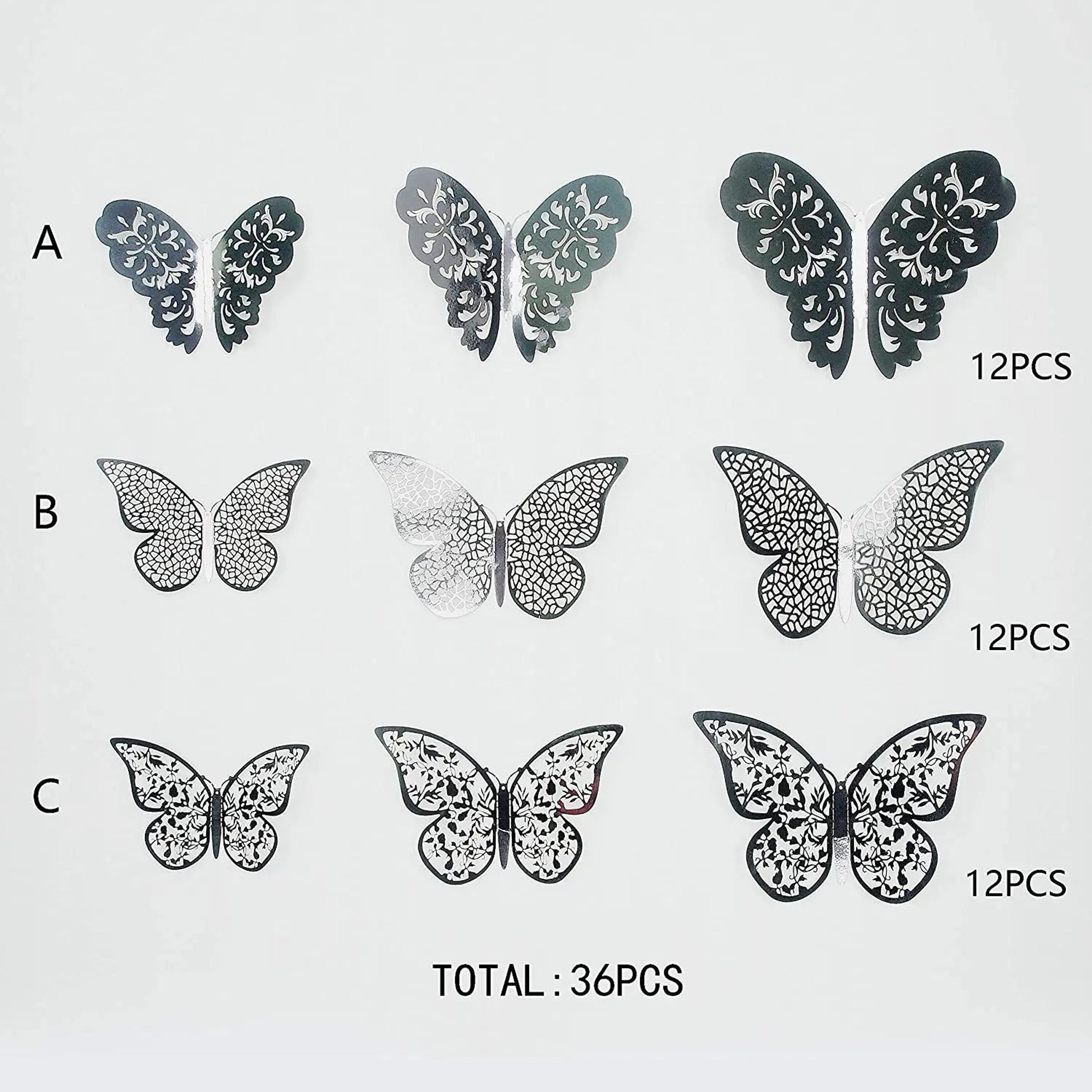 3D Mirror Butterfly Wall Stickers  Elegant DIY Wall Decoration For Modern Spaces 4