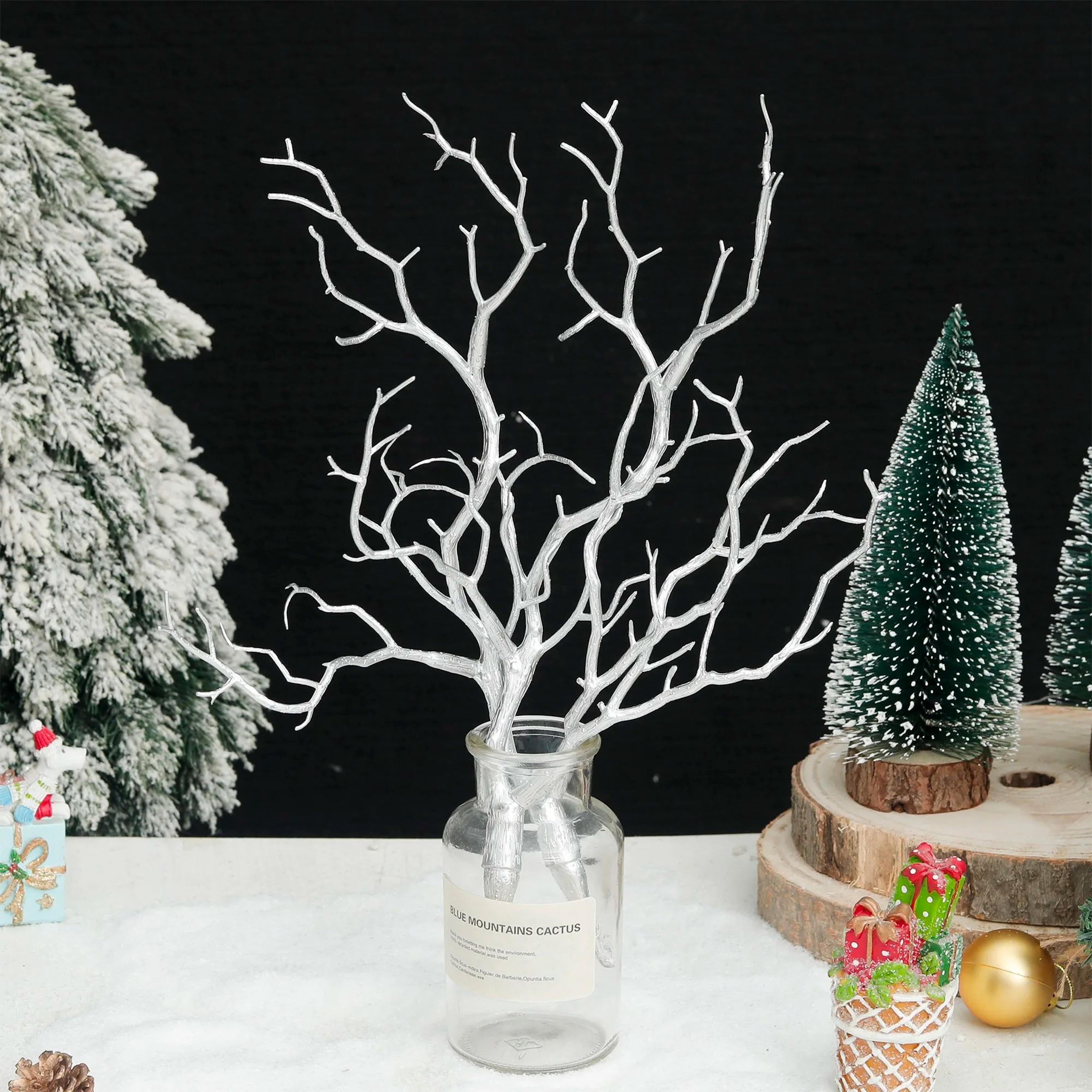 Winter Woodland Artificial Tree Branches For Vase Decor Manzanita Branches For Wedding Table Center 2