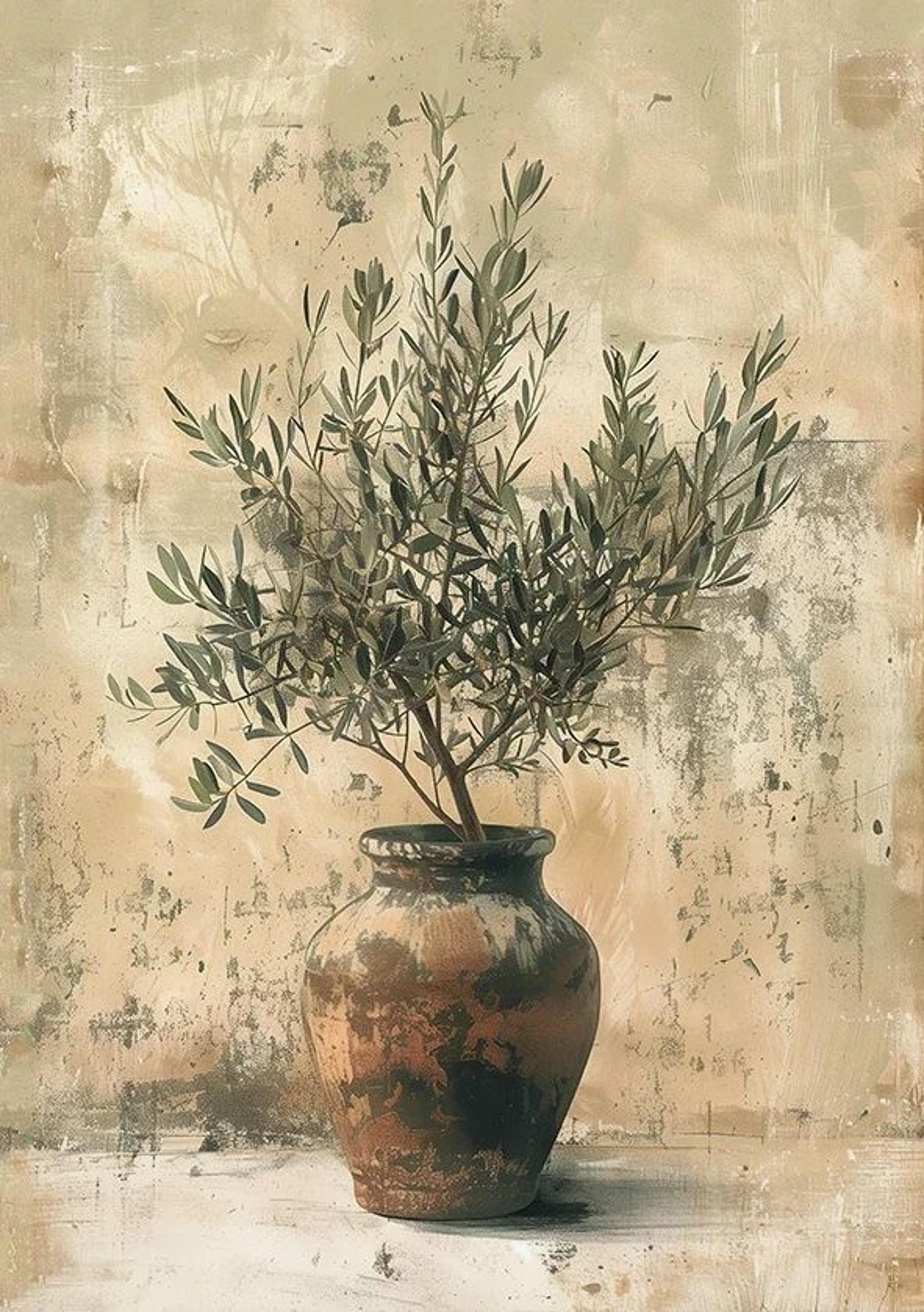 Elegant Olive  Lemon Botanical Canvas Wall Art For Living Room  Bedroom Decor 6