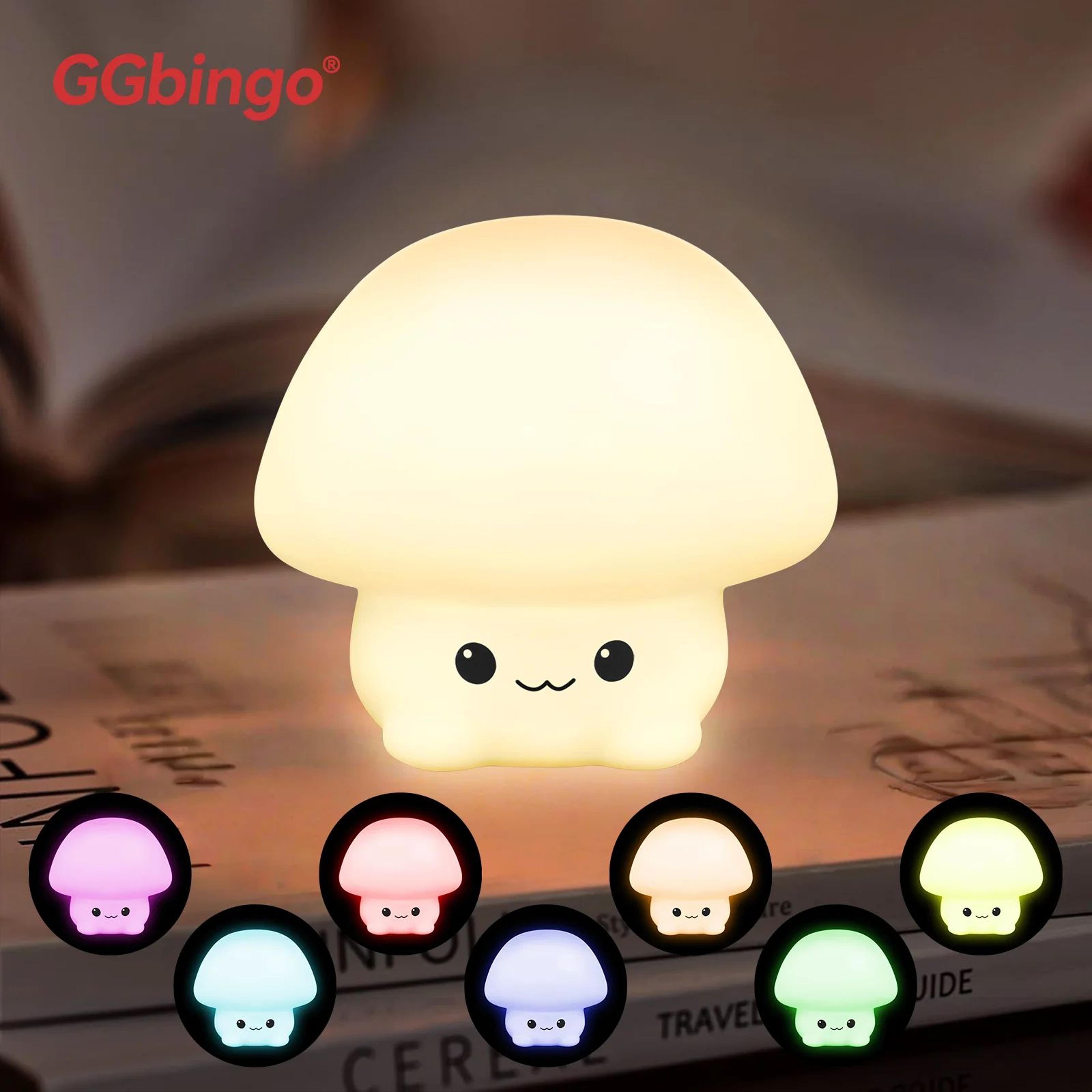 Cute Pear Silicone Night Light  Touch Control USB Rechargeable Kids Bedside Lamp 11
