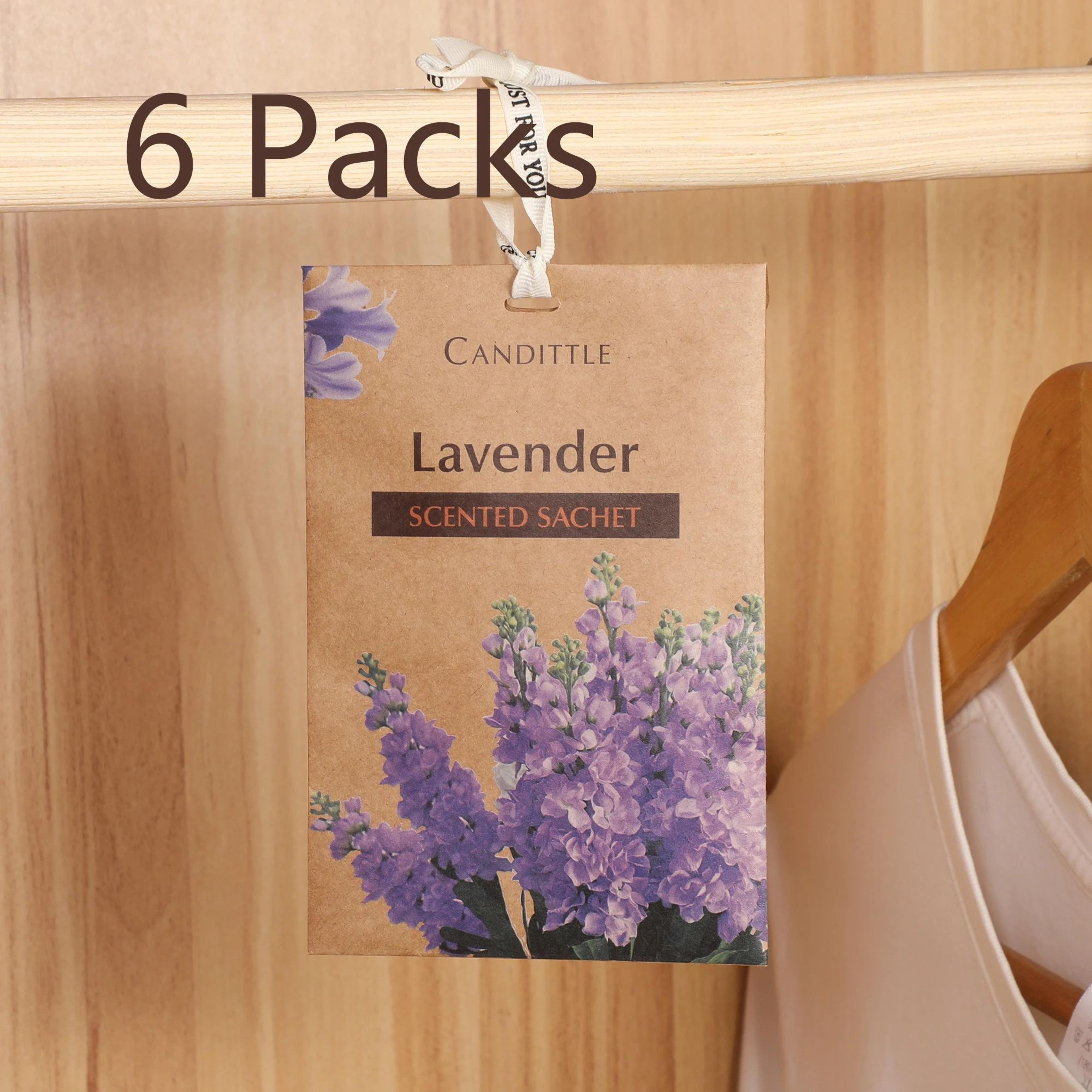 Oud Lavender  Floral Scented Sachets Set  LongLasting Closet  Drawer Freshener Bags 9