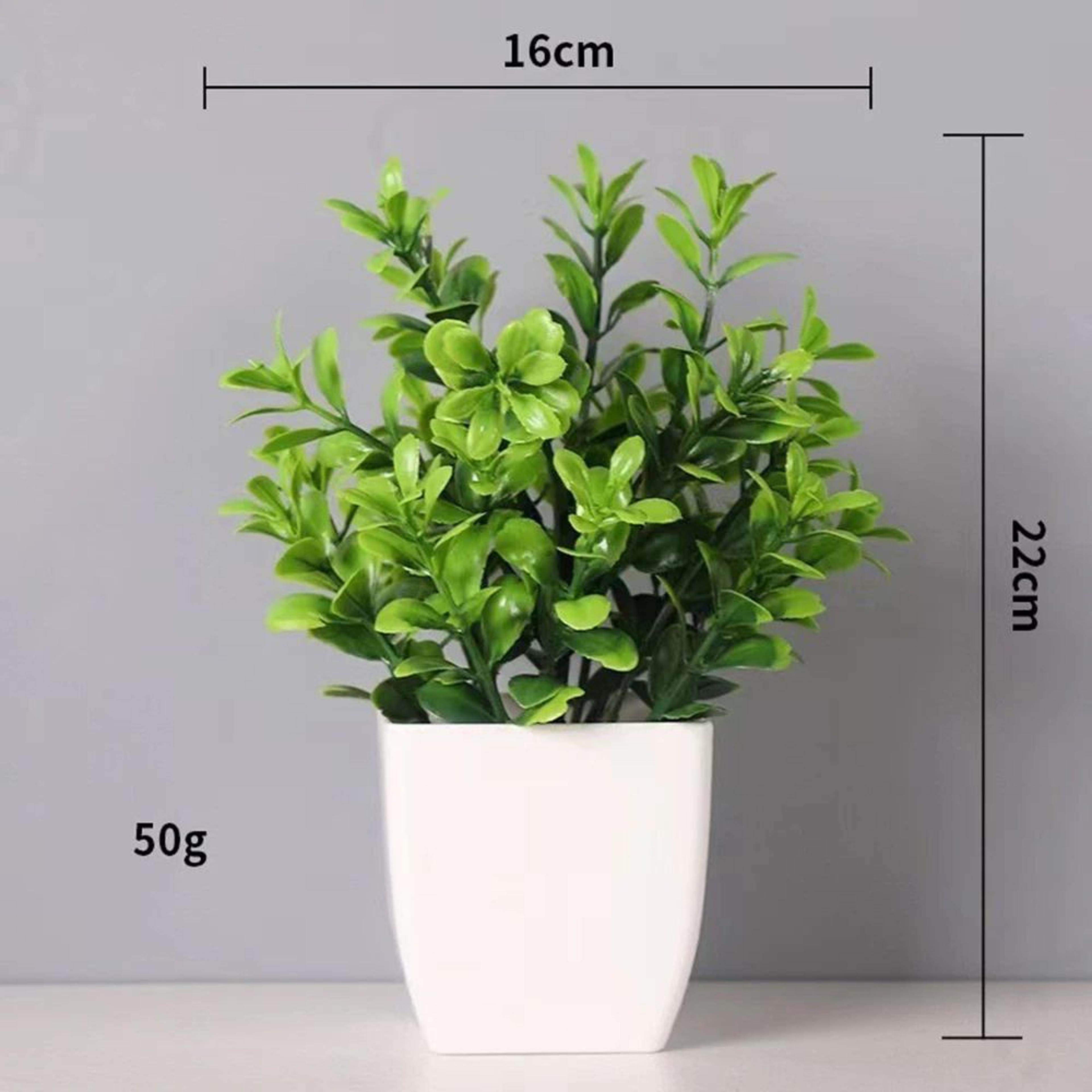 Realistic Artificial Bonsai Desk Plant Decor In Pot For Home And Office 2