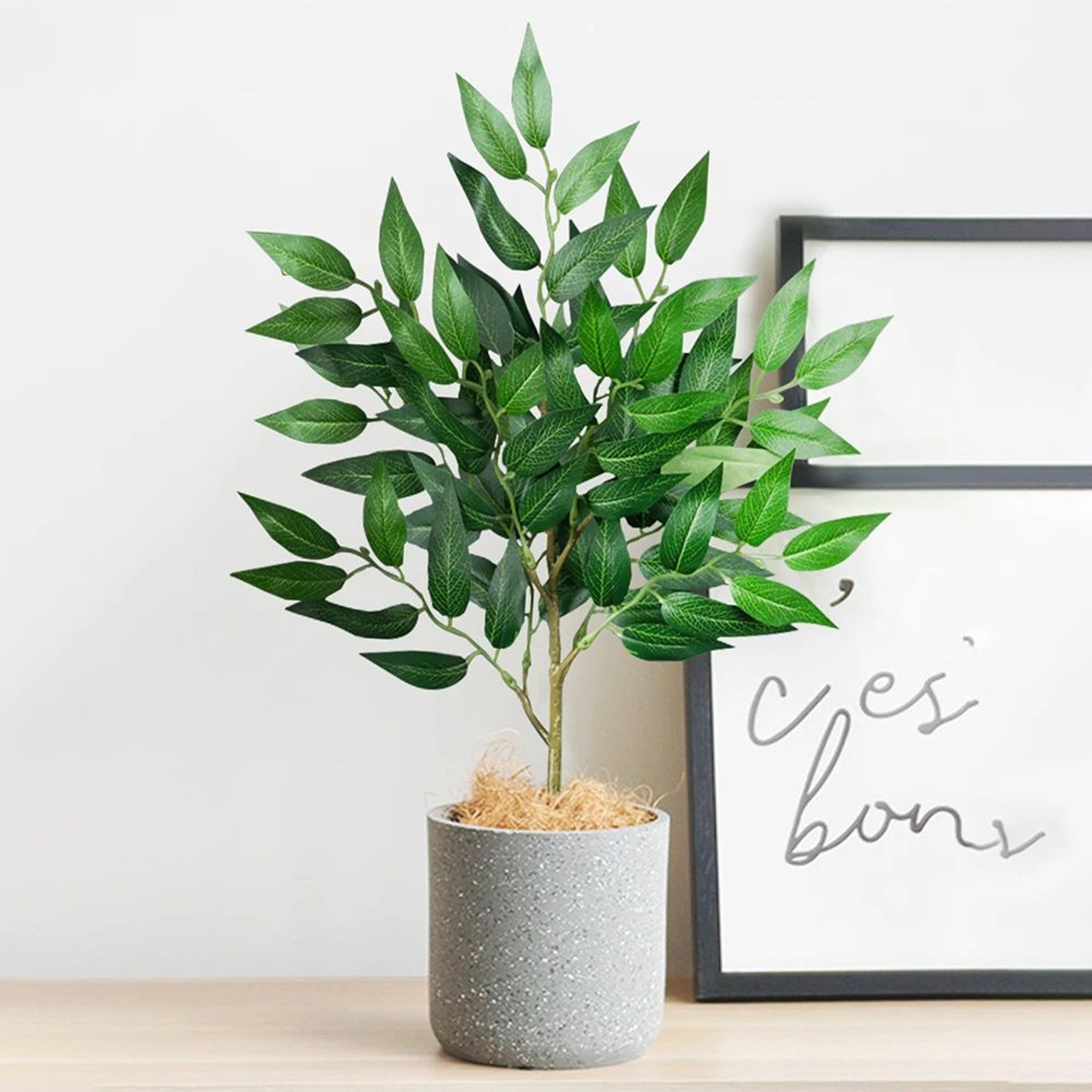 Lifelike Artificial Eucalyptus Plant Tall Decorative Indoor Tree For Home  Office Styling 5