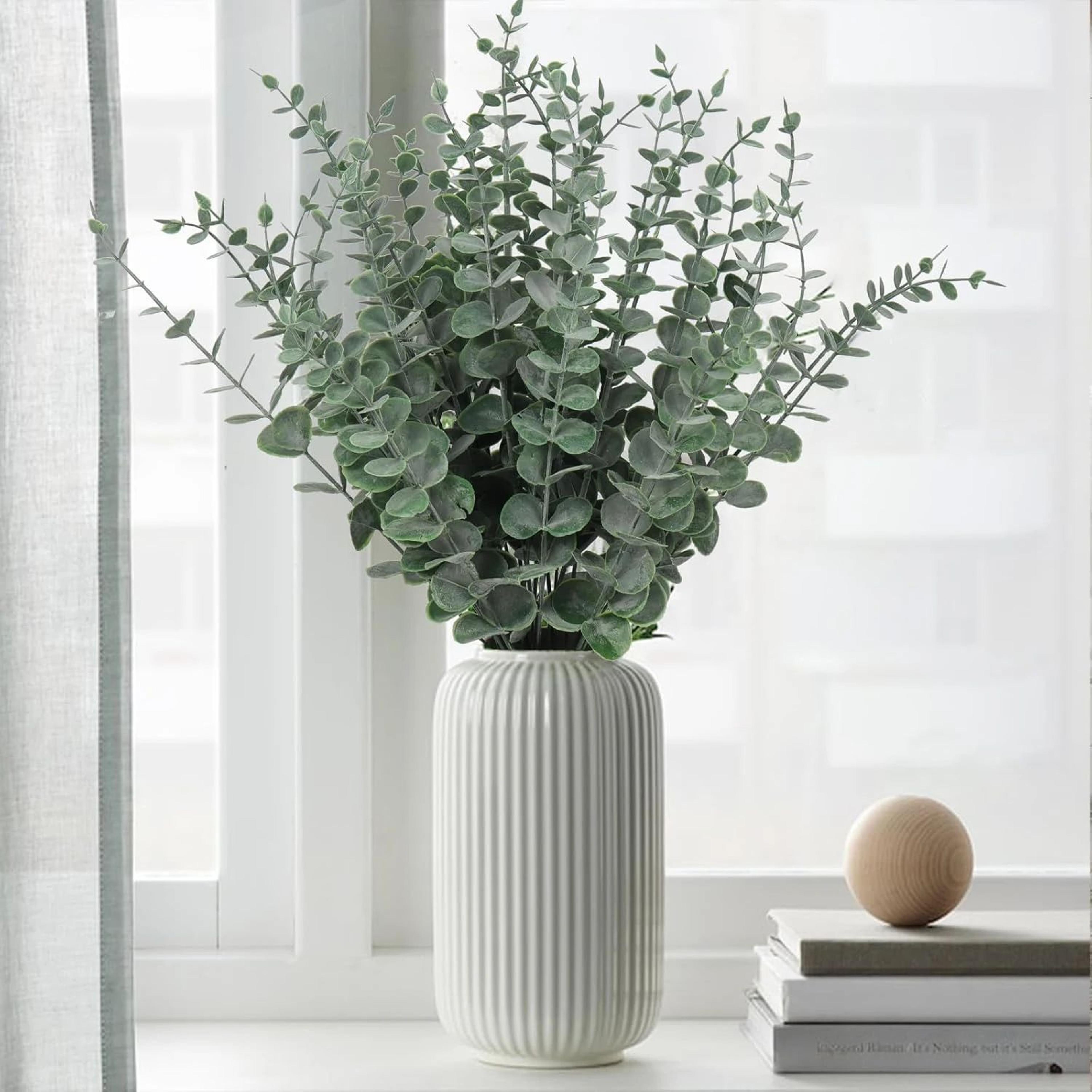 Artificial Eucalyptus Leaves Bundle For Vases Weddings And DIY Decor 1