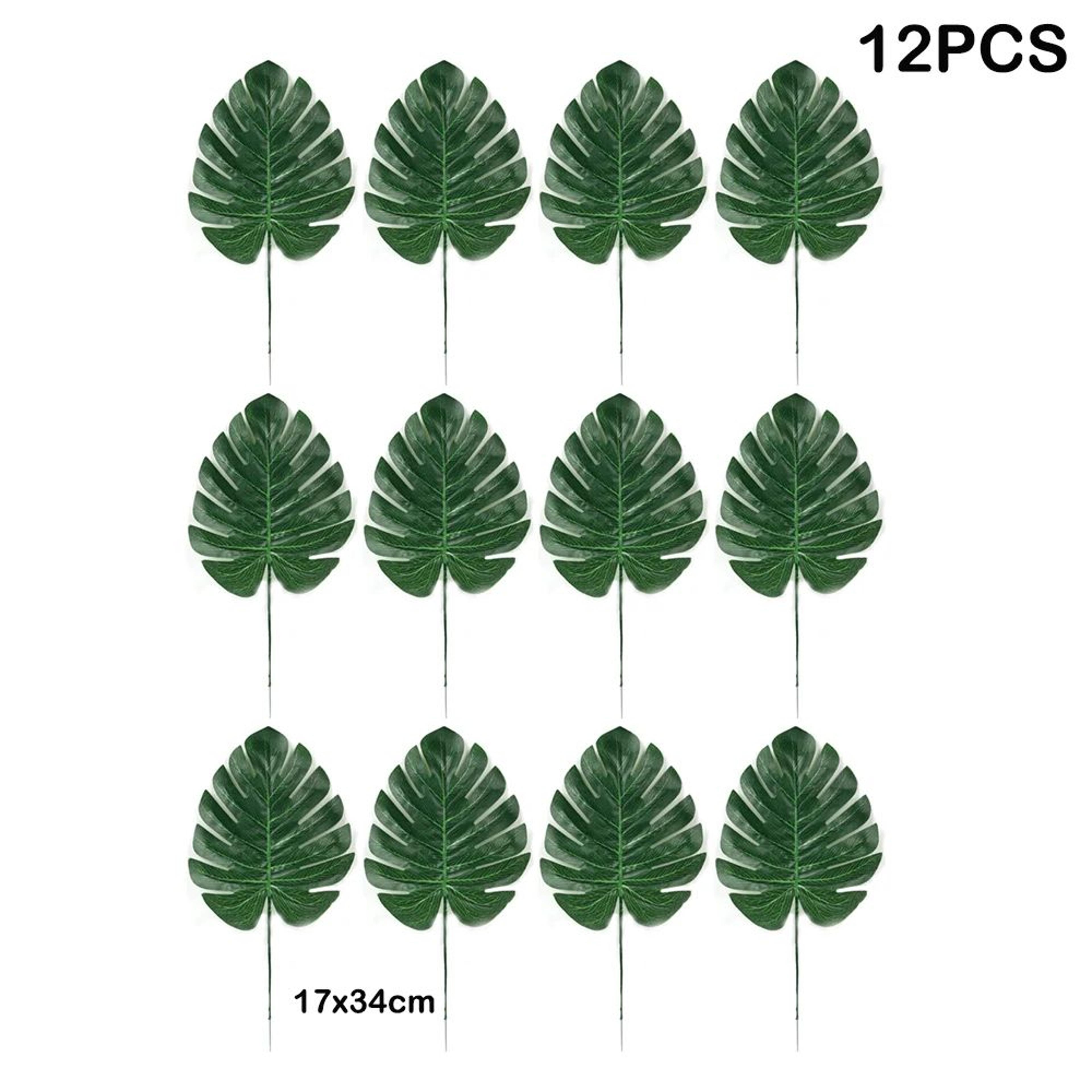 Artificial Tropical Palm Leaves For Luau Party Decorations Jungle Safari Party Supplies  Tropical P 15