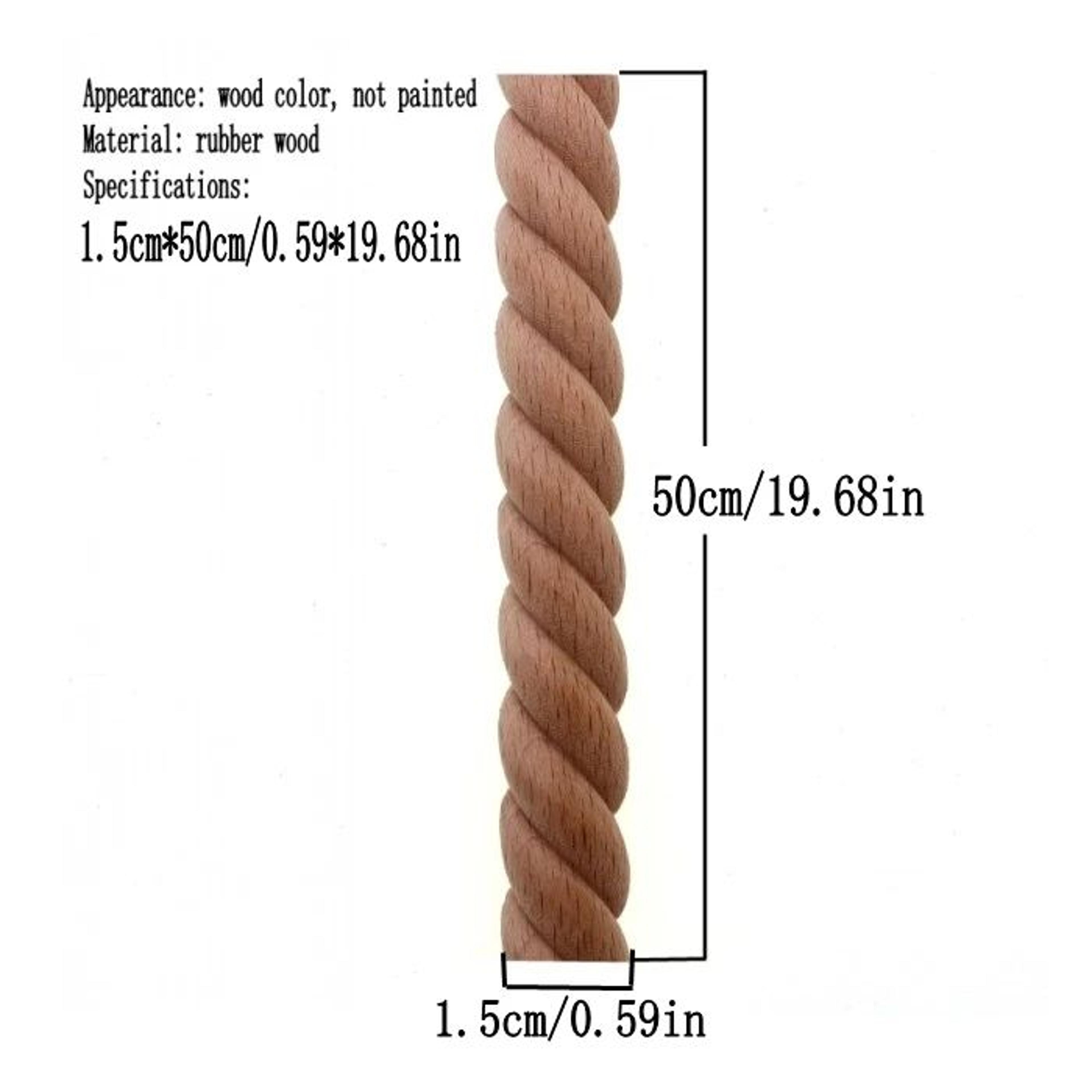 HandCarved Wooden Twist Sculpture  Rustic Minimalist Home Accent 3