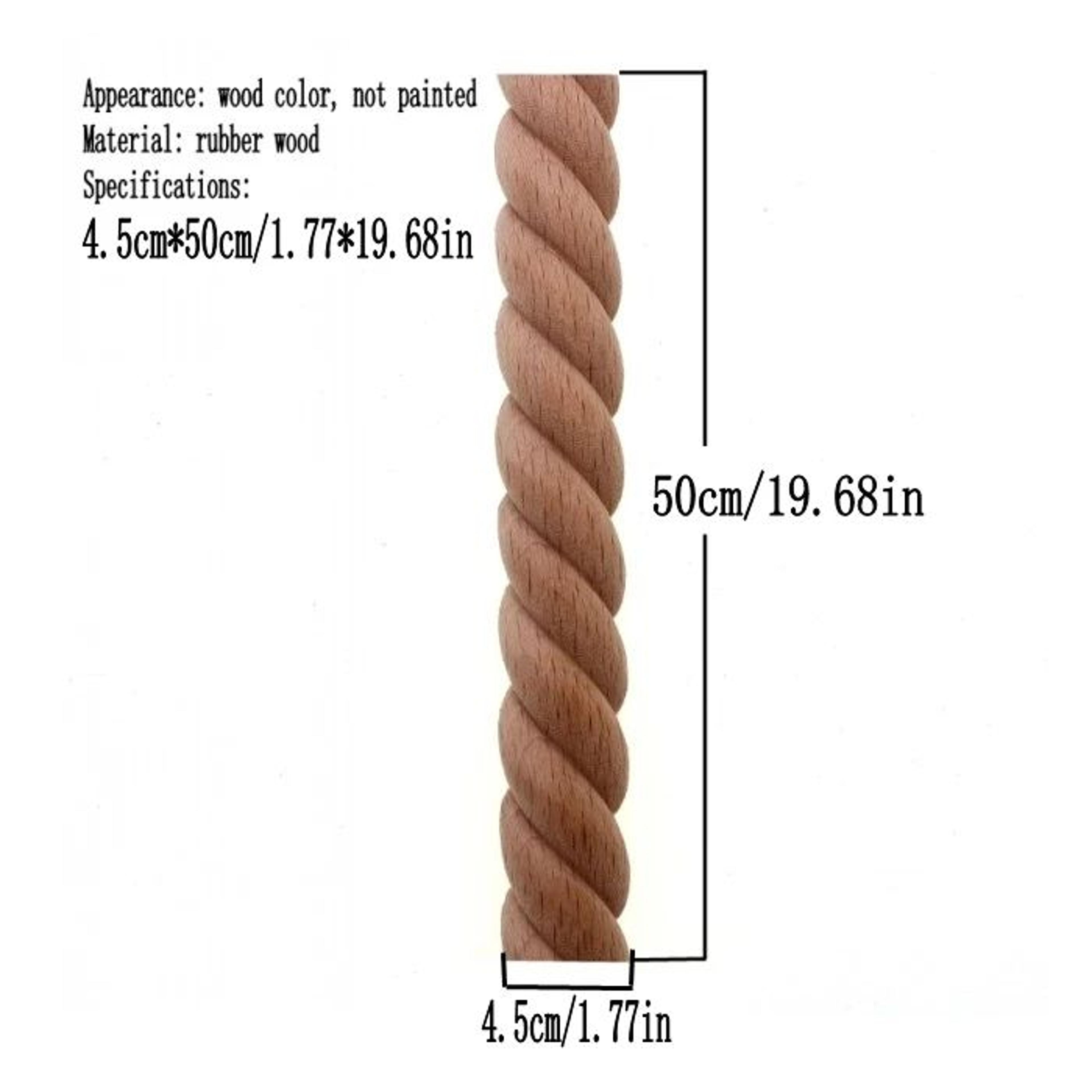 HandCarved Wooden Twist Sculpture  Rustic Minimalist Home Accent 10