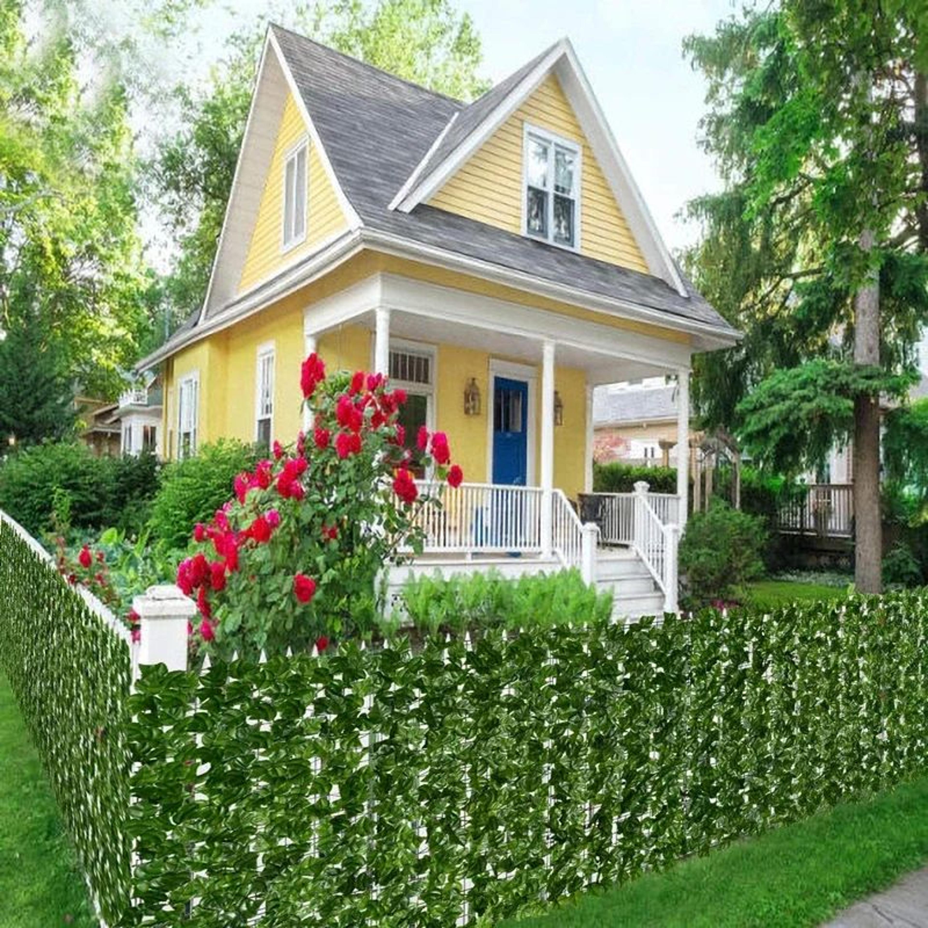 LushLeaf Artificial Ivy Privacy Fence Panel For Balcony  Garden 3
