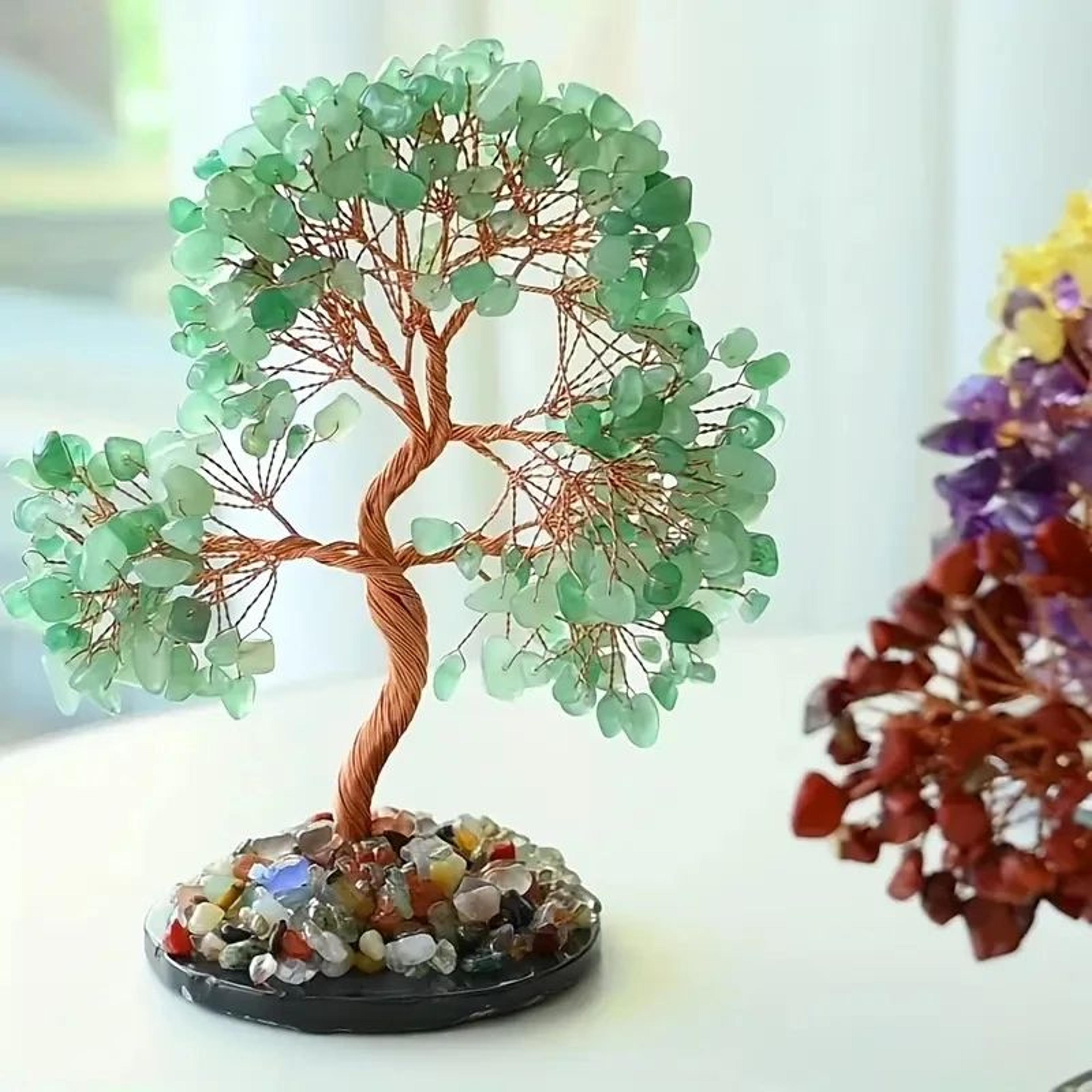 7 Chakra Crystal Tree Of Life Feng Shui Healing Crystal Decor 7