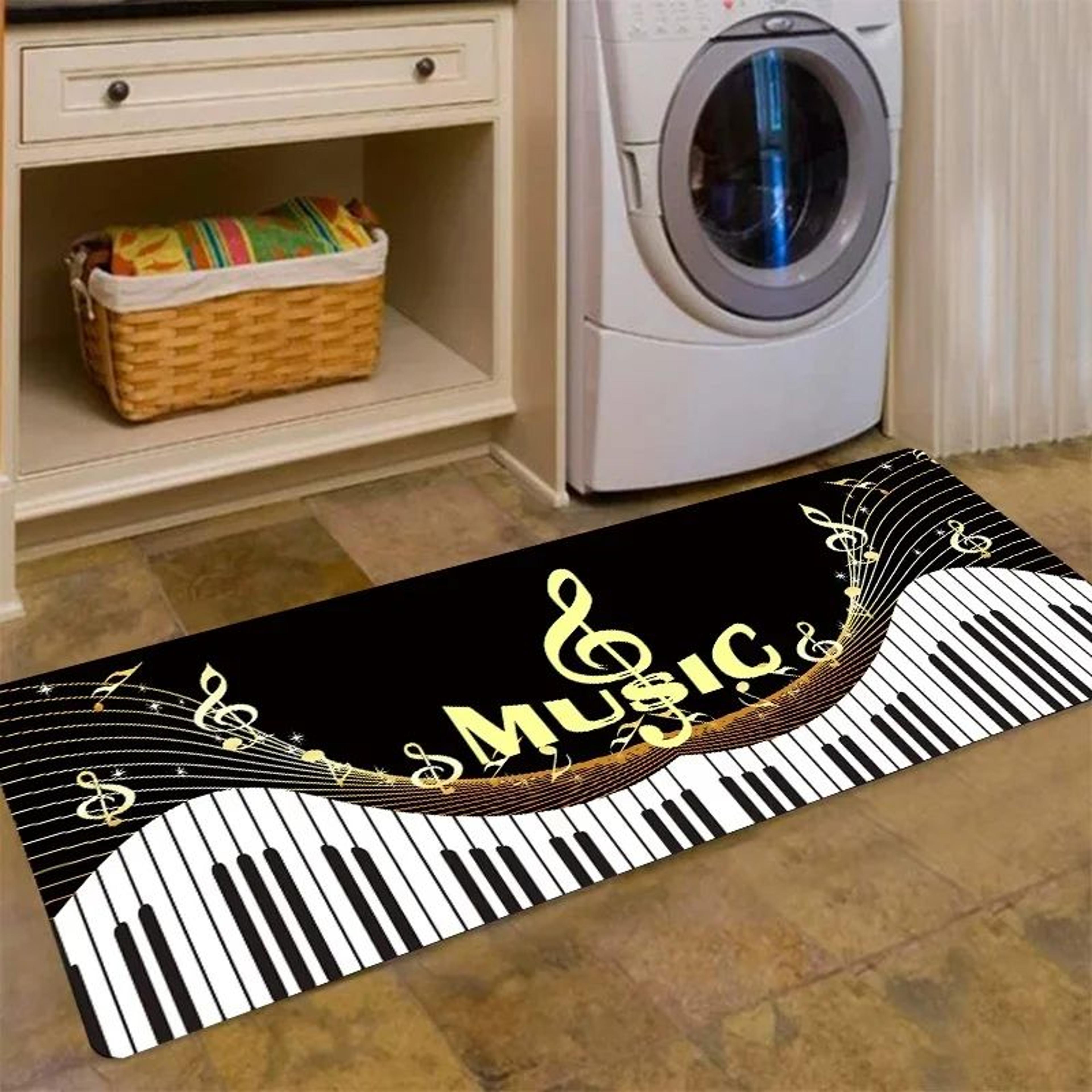 MelodyGrip NonSlip Music Kitchen Runner Rug 2