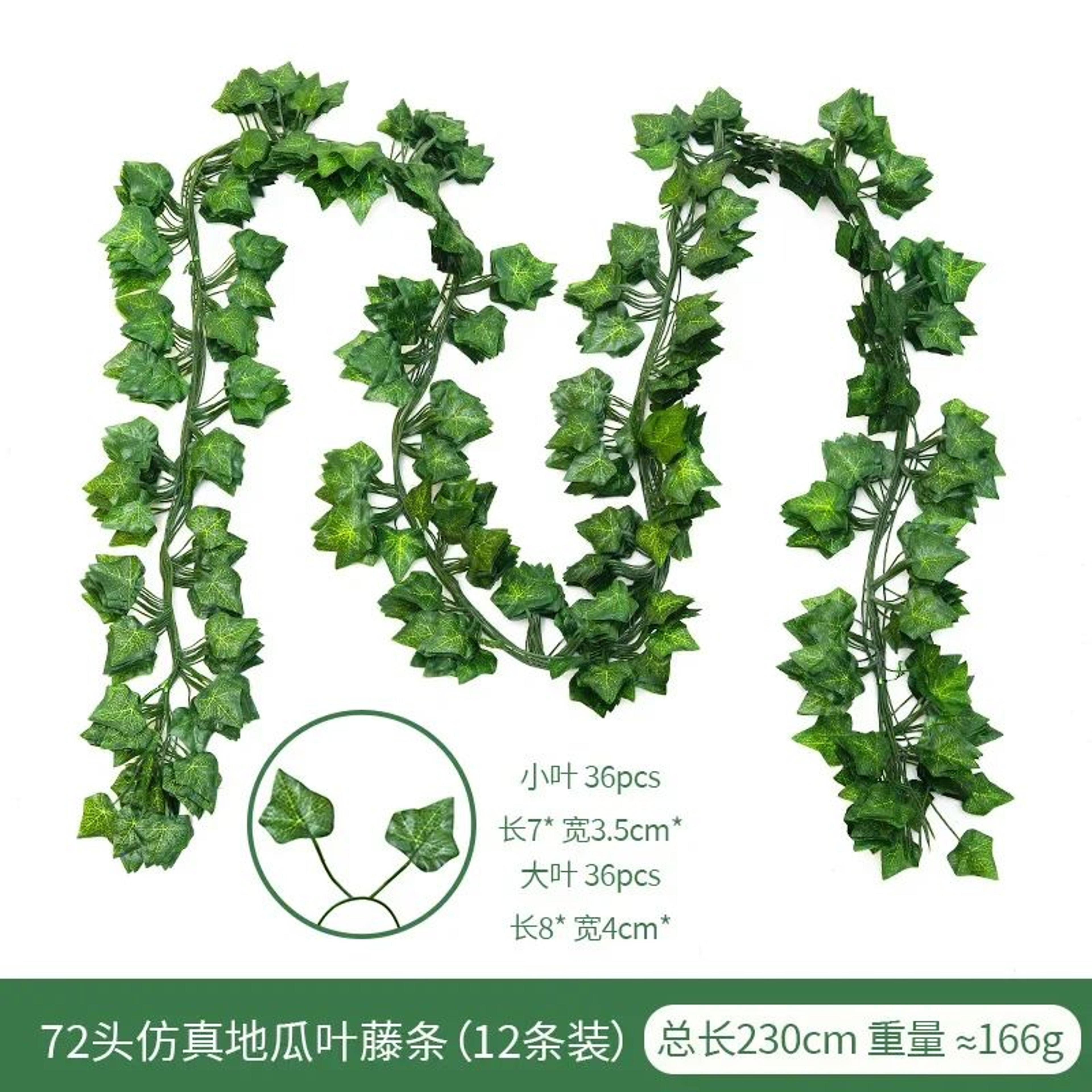 Lifelike Artificial Ivy Garland For Home Wedding And Wall Decor 7