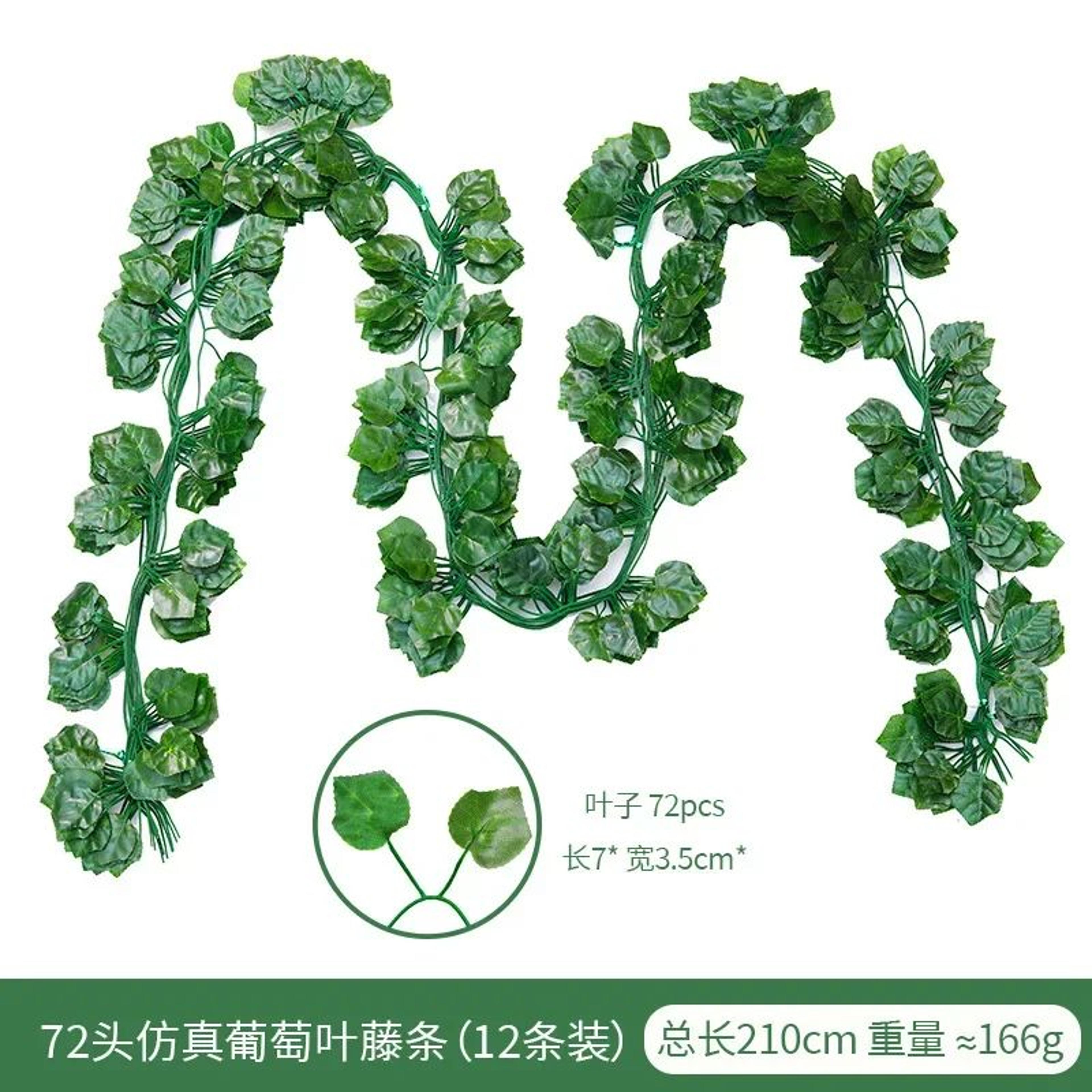 Lifelike Artificial Ivy Garland For Home Wedding And Wall Decor 8