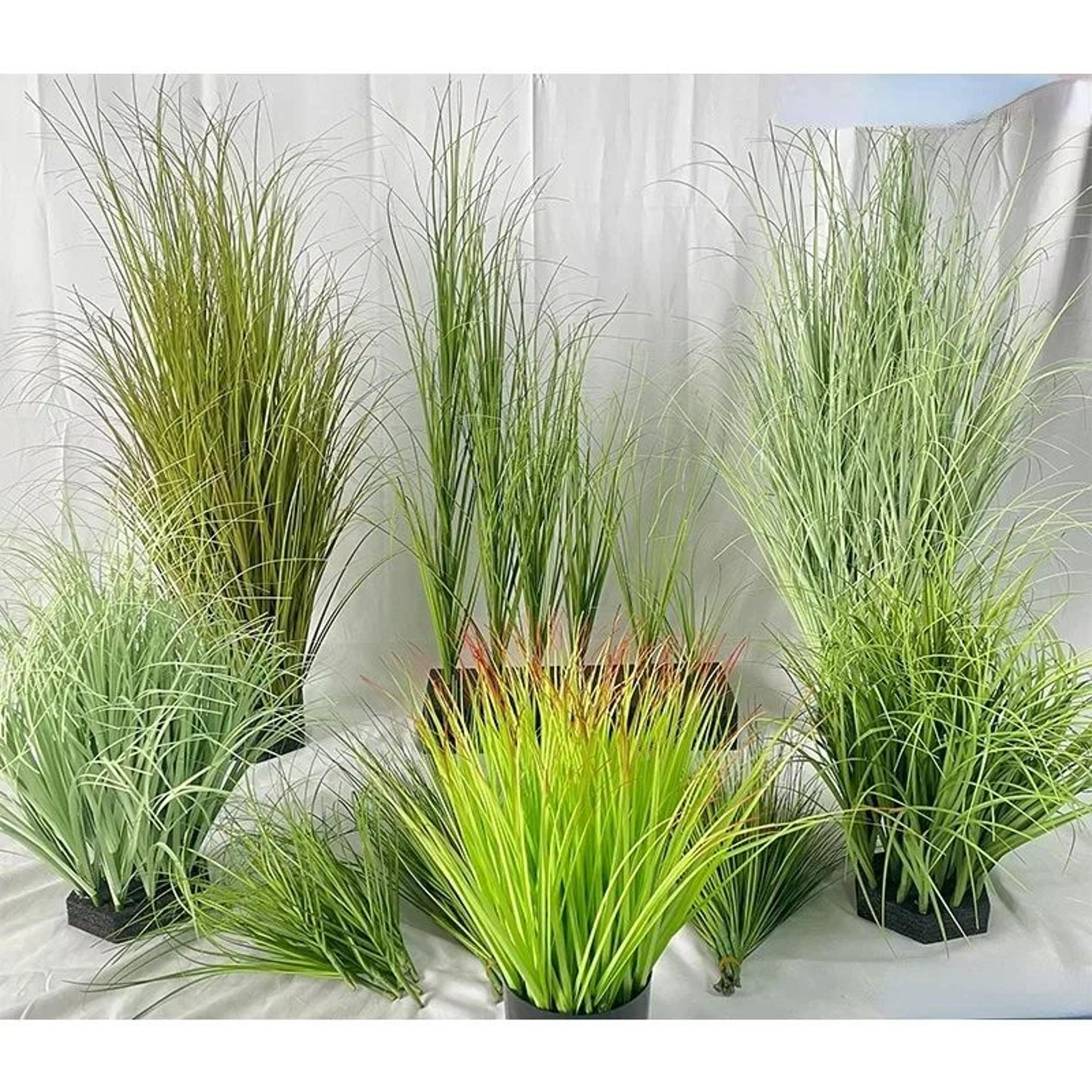 realistic faux grass bushes – lifelike artificial plants for home decor & fake greenery landscaping