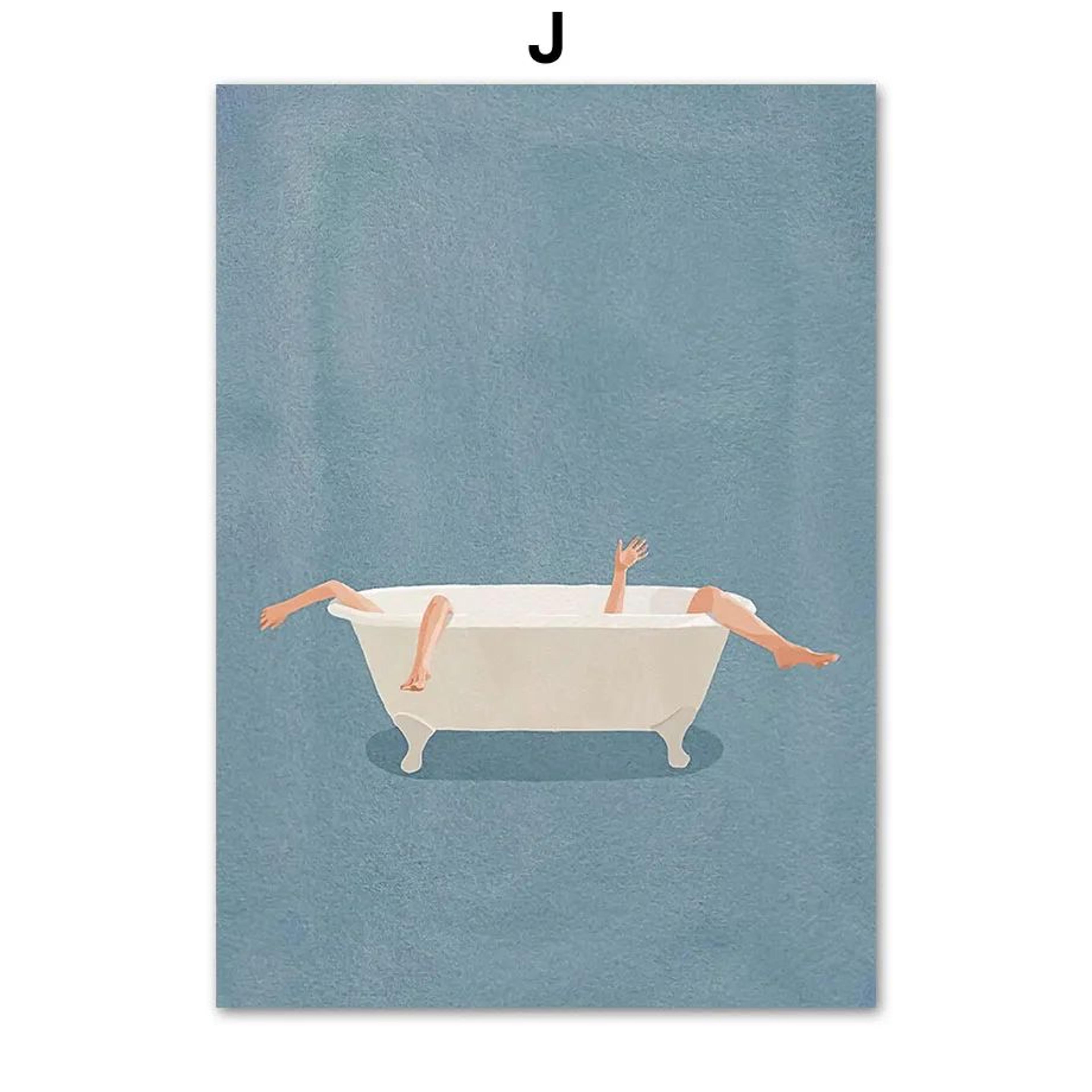 Modern Nordic Laundry Room Canvas Wall Art Print 14