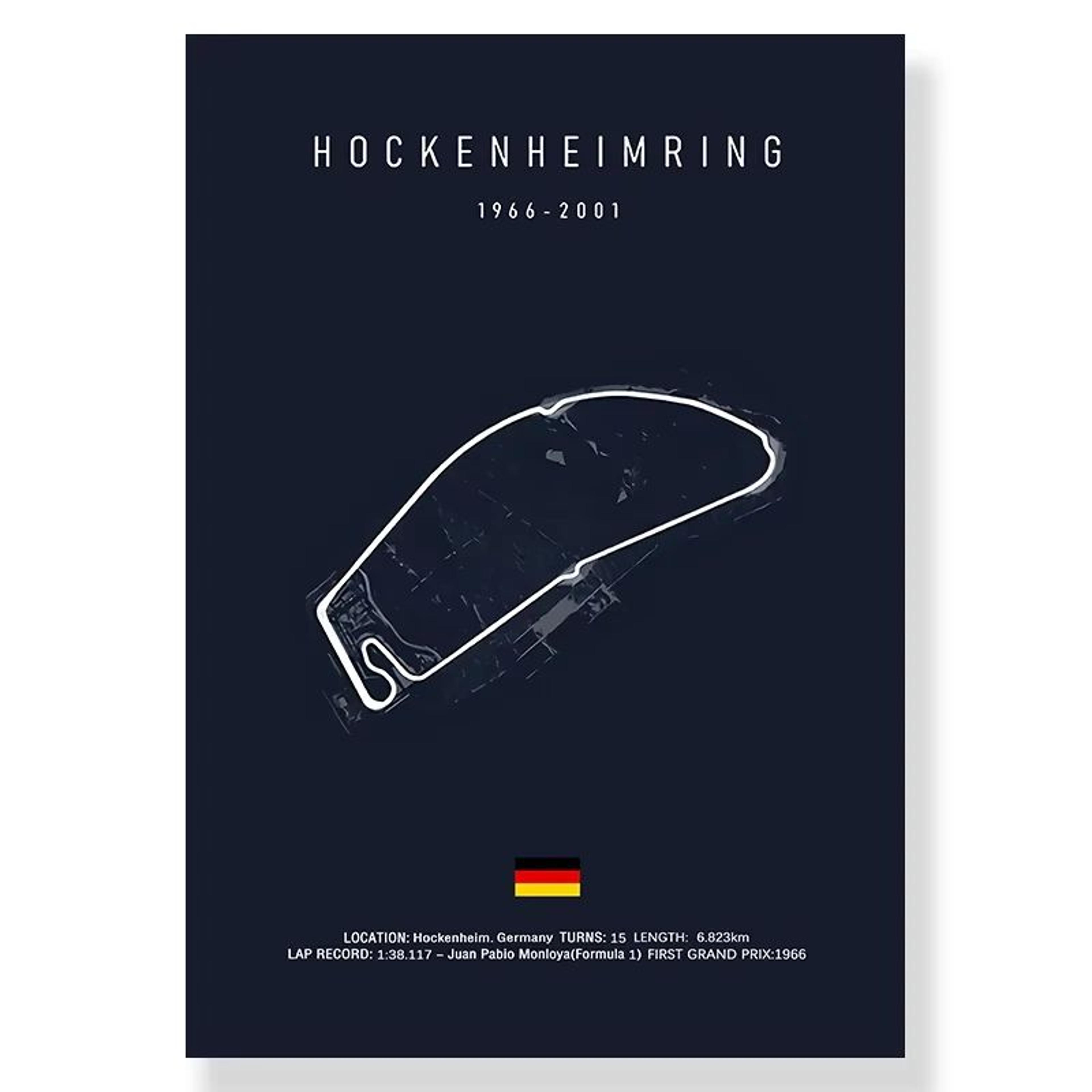 Formula 1 Race Track Canvas Wall Art  Minimalist F1 Circuit Decor For Home  Office 2