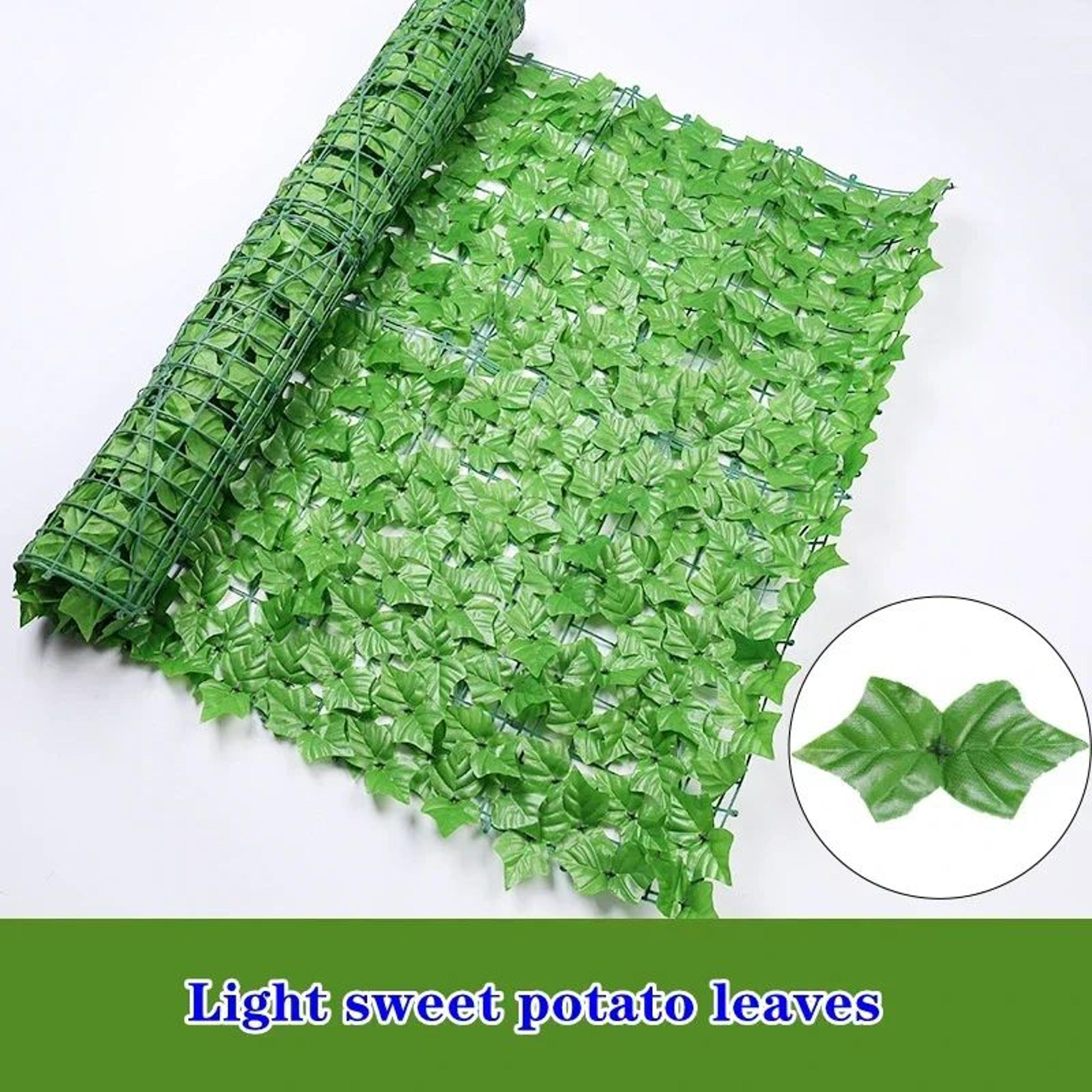 Evergreen Faux Ivy Privacy Screen Artificial Leaf Fence For Balcony And Backyard 8